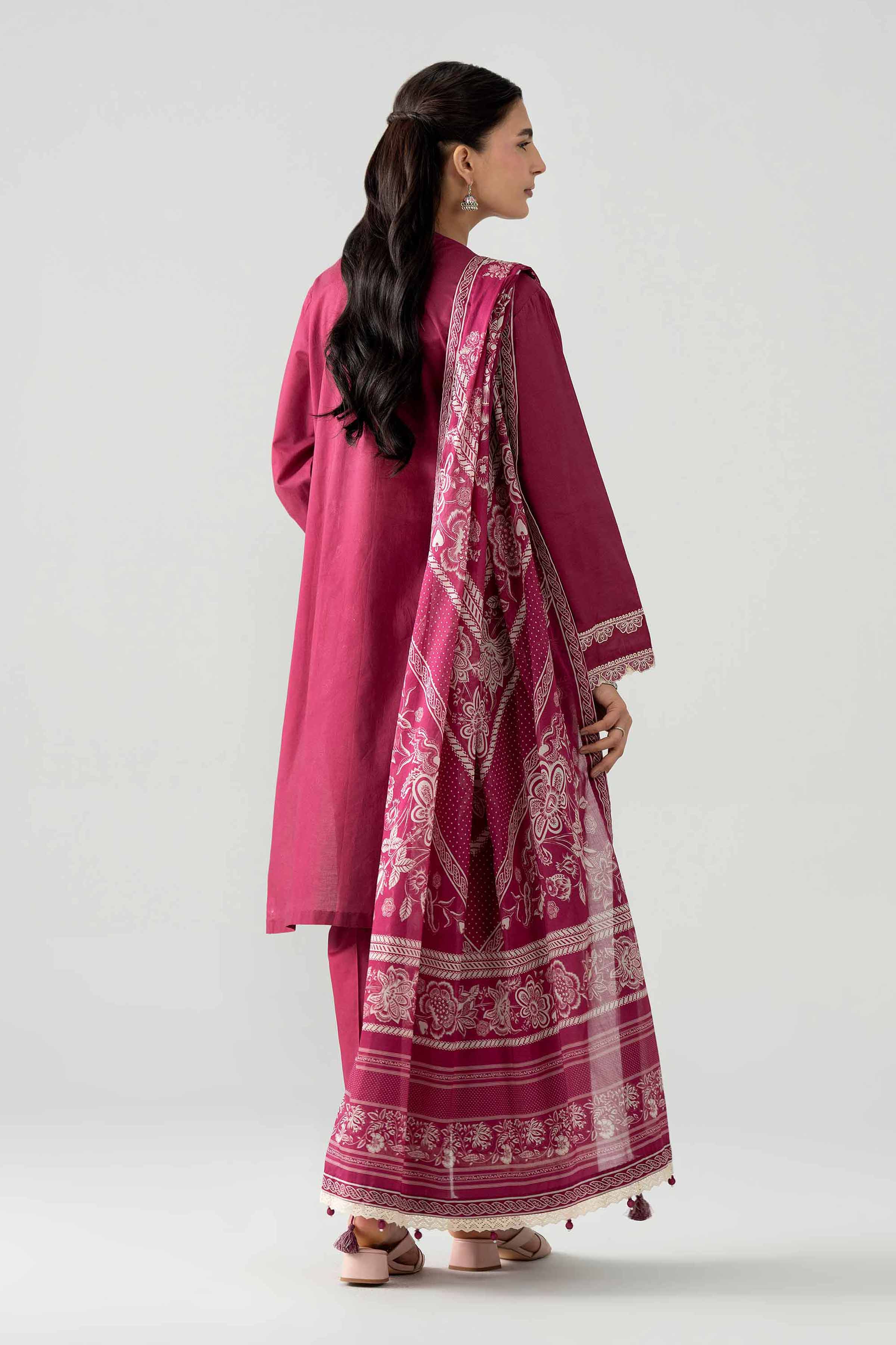 3 Piece - Digital Printed Embroidered Suit - 42602044 for Women - Unstitched Collection | Nishat | Shop Online