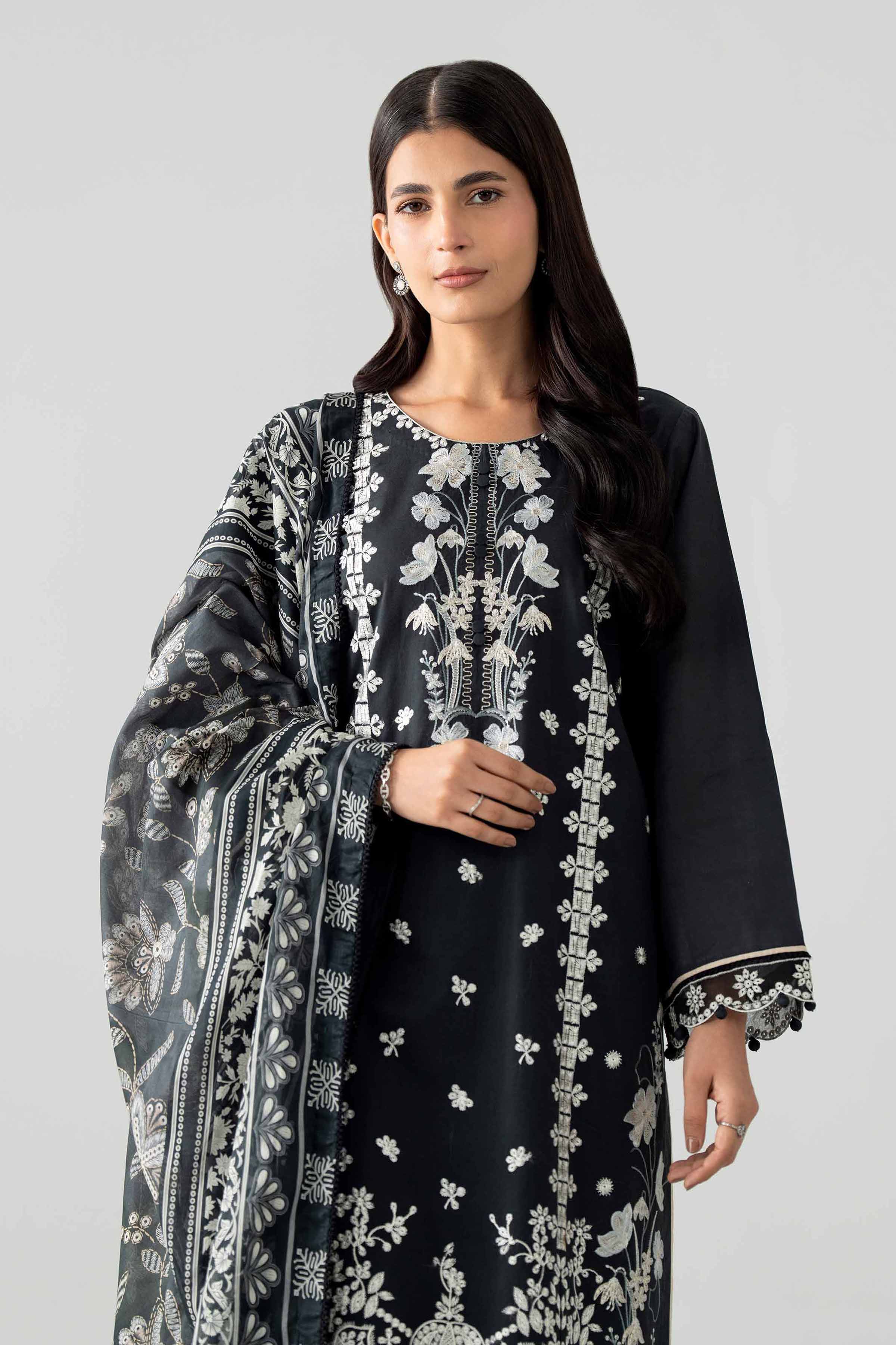 3 Piece - Digital Printed Embroidered Suit - 42602045 for Women - Unstitched Collection | Nishat | Shop Online