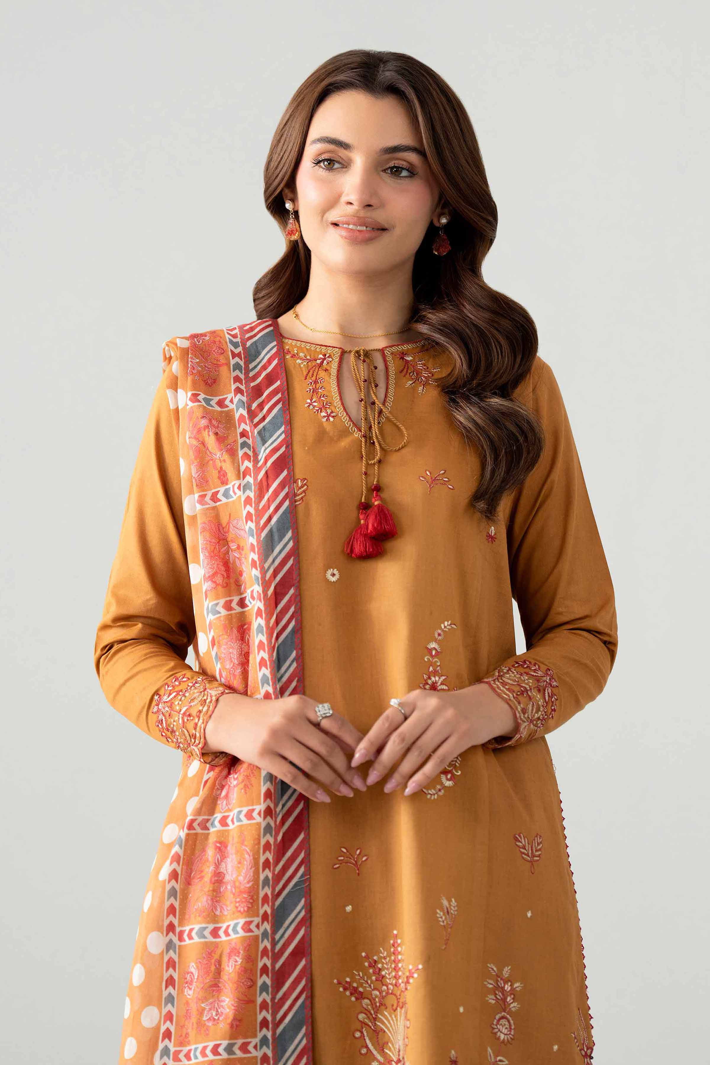 3 Piece - Digital Printed Embroidered Suit - 42602047 for Women - Unstitched Collection | Nishat | Shop Online