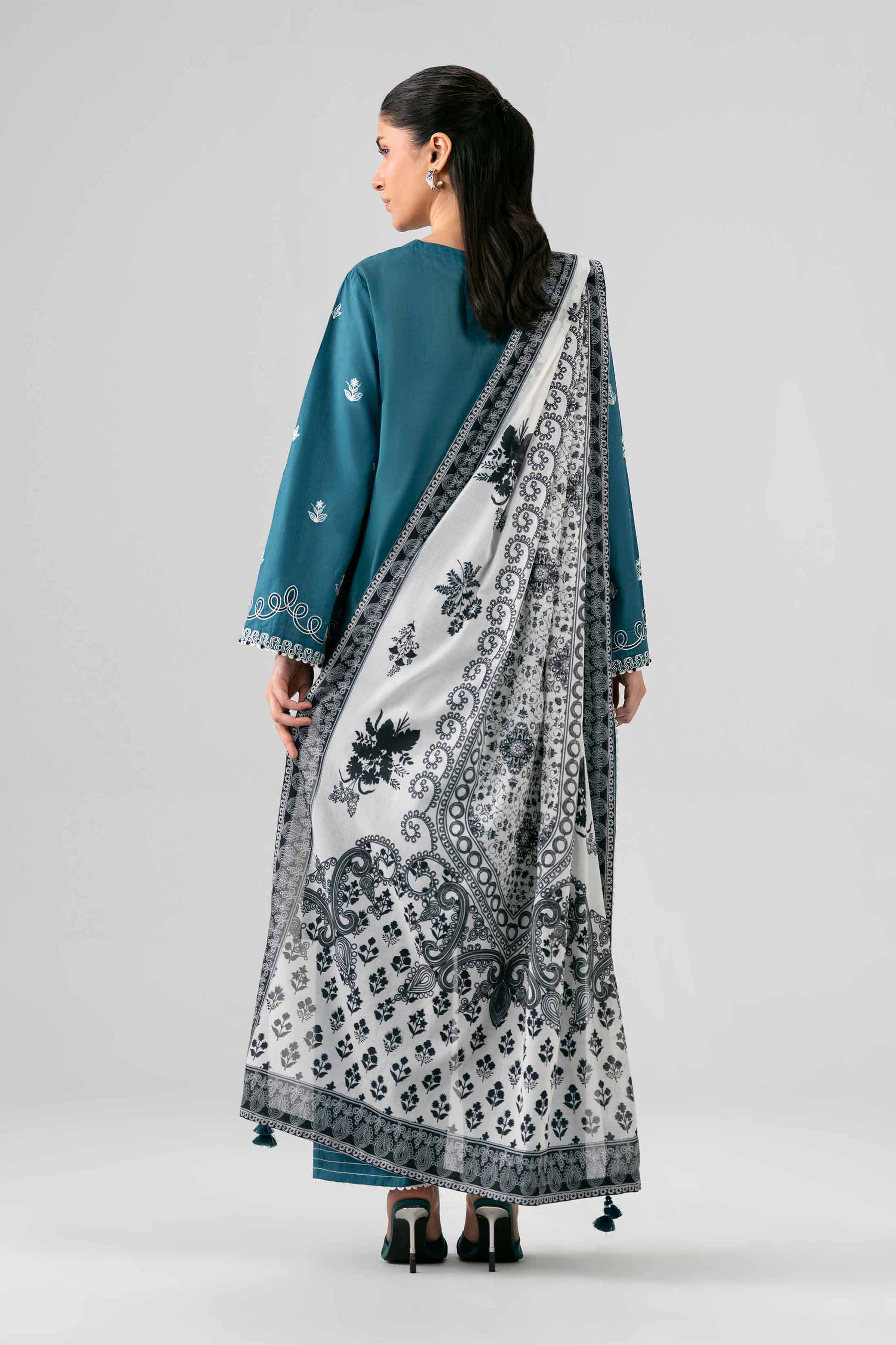 3 Piece - Embroidered Suit - 42602048 for Women - Unstitched Collection | Nishat | Shop Online