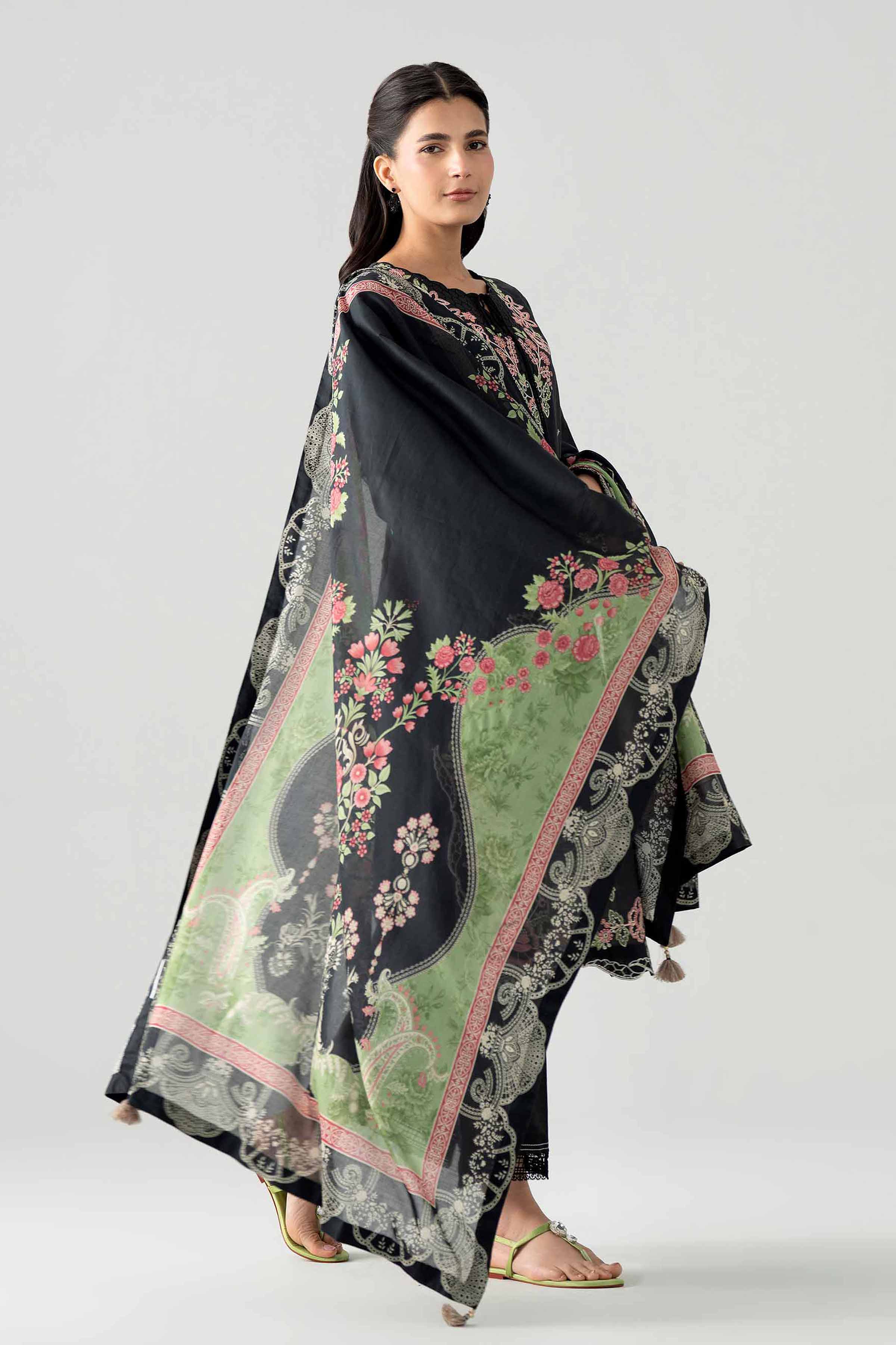 3 Piece - Digital Printed Embroidered Suit - 42602050 for Women - Unstitched Collection | Nishat | Shop Online