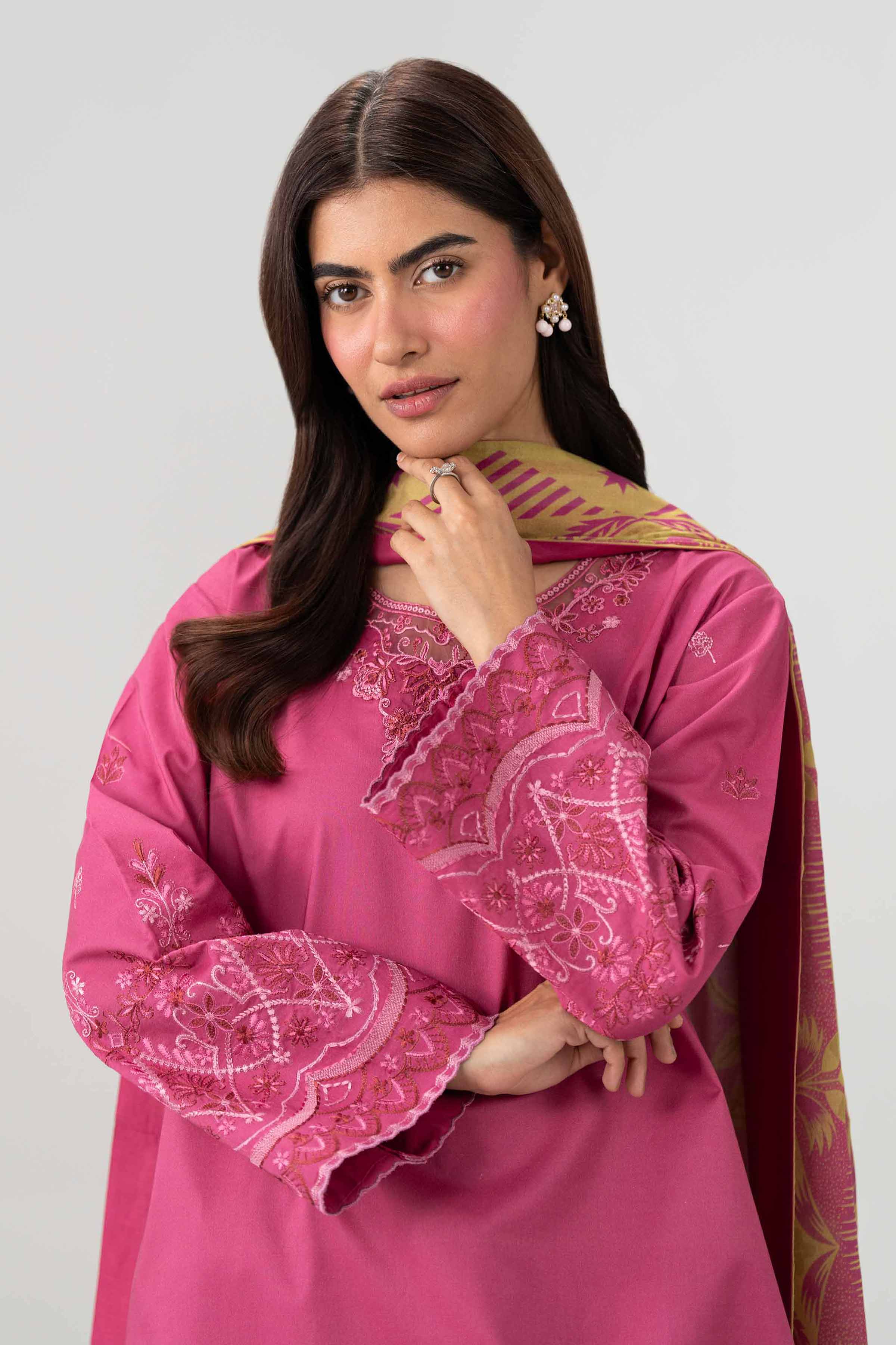 3 Piece - Embroidered Suit - 42602051 for Women - Unstitched Collection | Nishat | Shop Online