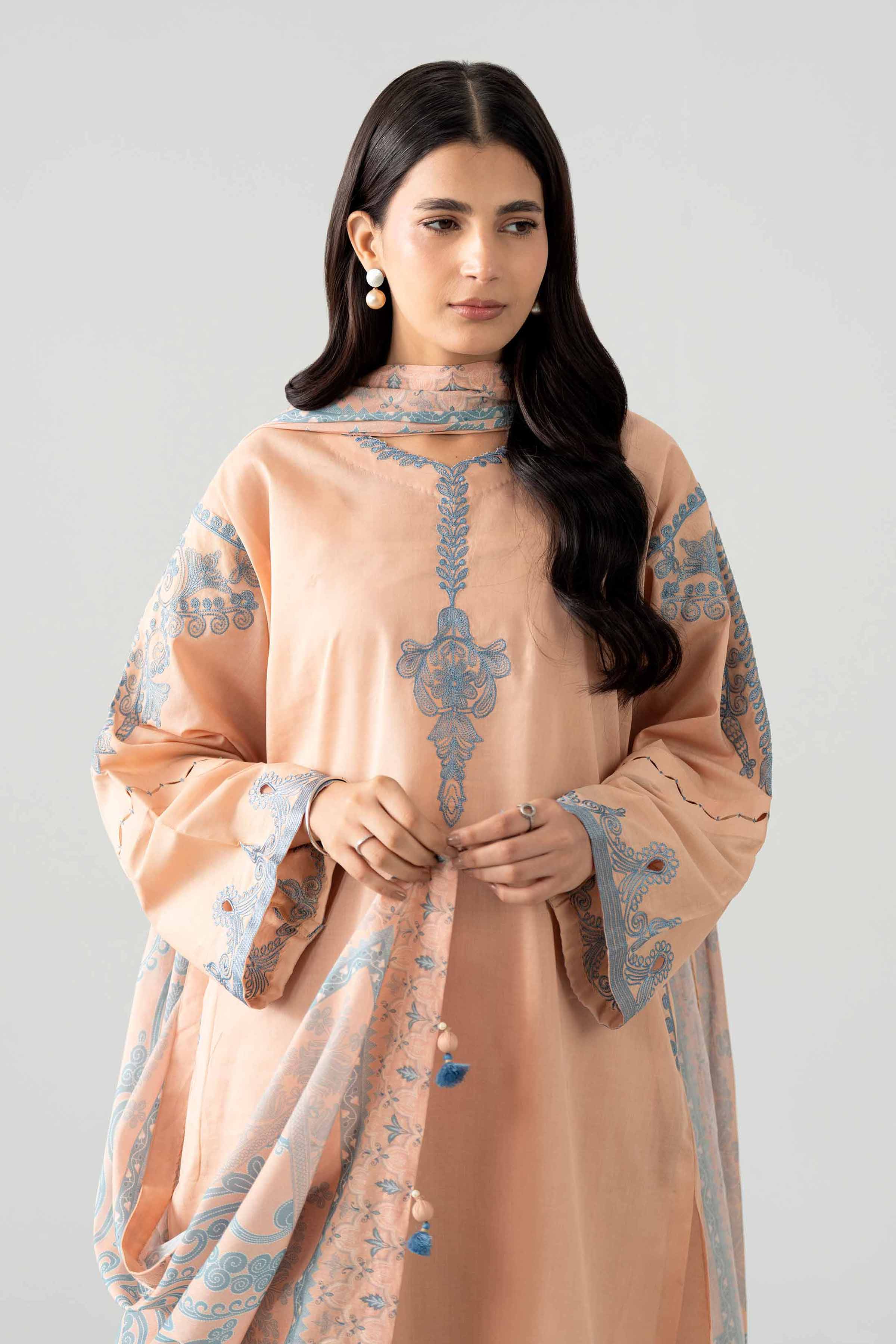 3 Piece - Digital Printed Embroidered Suit - 42602053 for Women - Unstitched Collection | Nishat | Shop Online