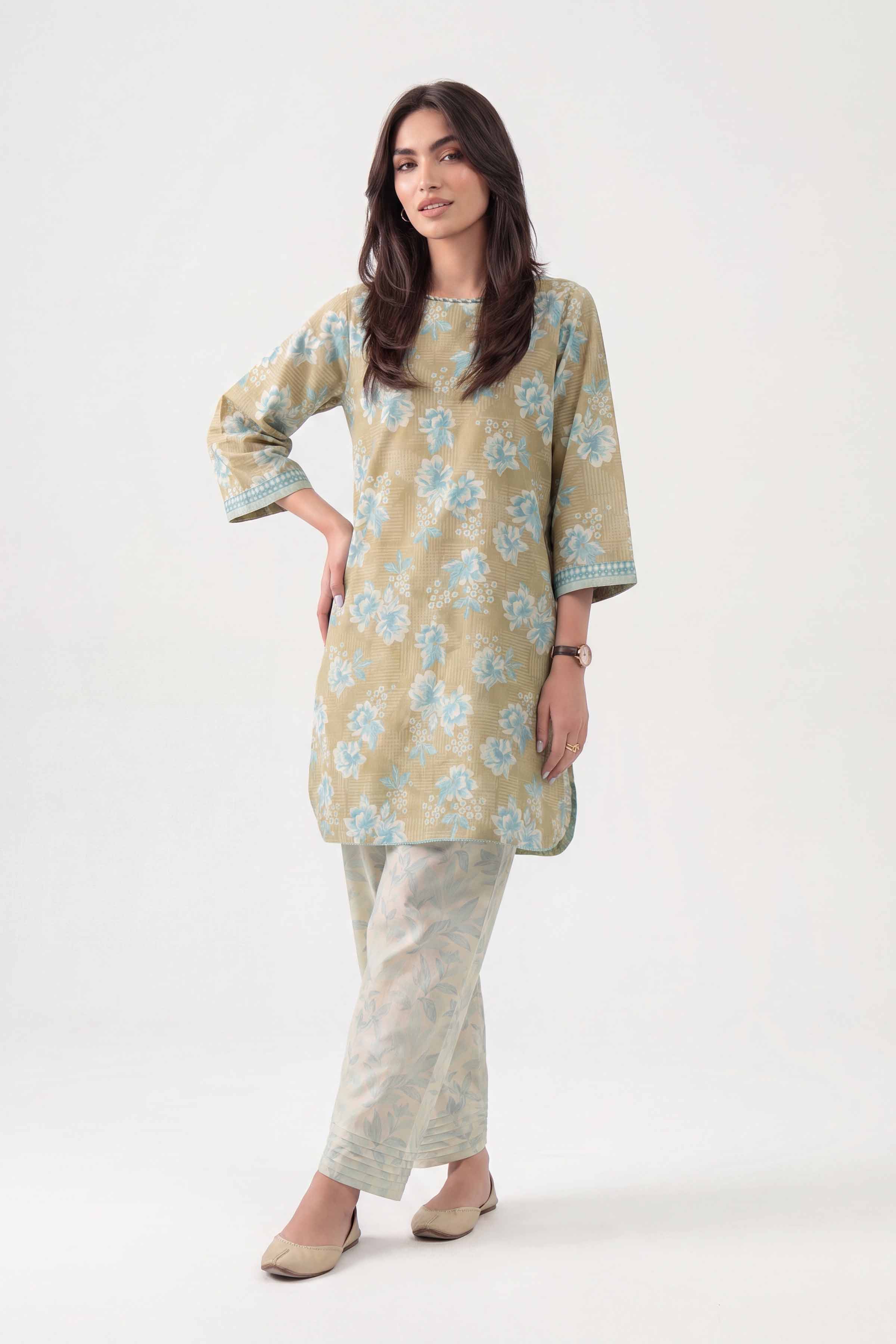 2 Piece - Printed Suit - 42602088 for Women - Unstitched Collection | Nishat | Shop Online