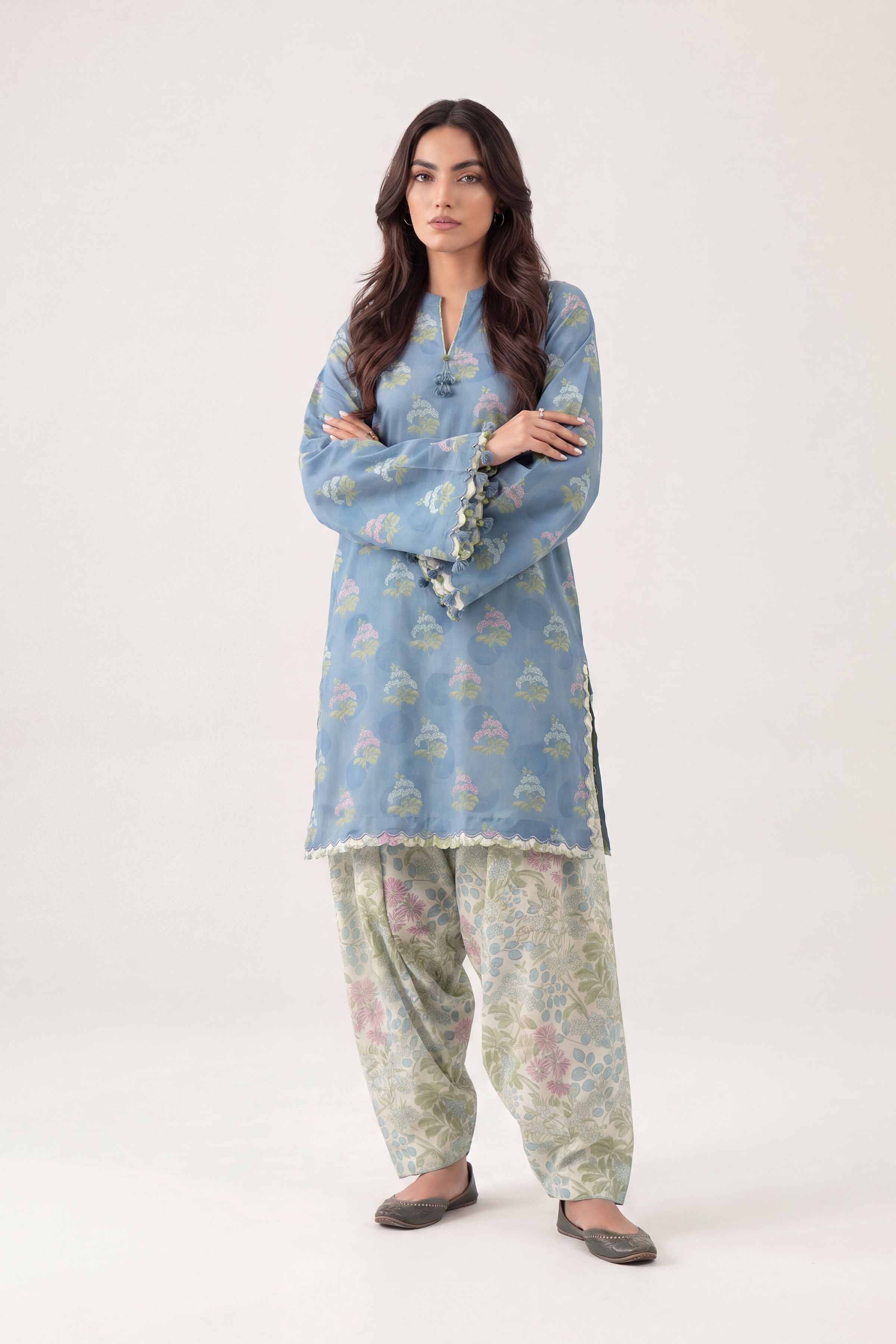 2 Piece - Printed Suit - 42602092 for Women - Unstitched Collection | Nishat | Shop Online