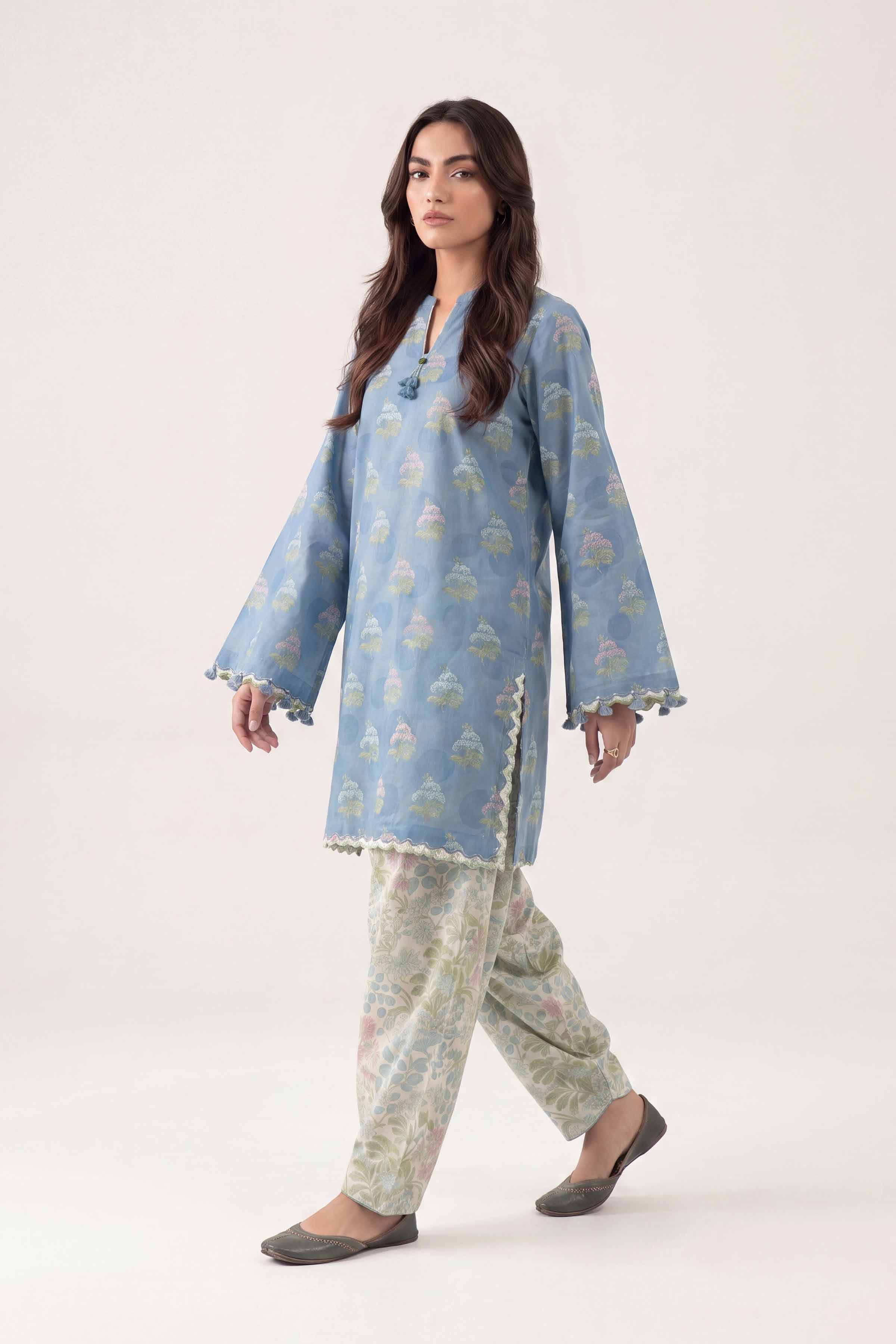 2 Piece - Printed Suit - 42602092 for Women - Unstitched Collection | Nishat | Shop Online
