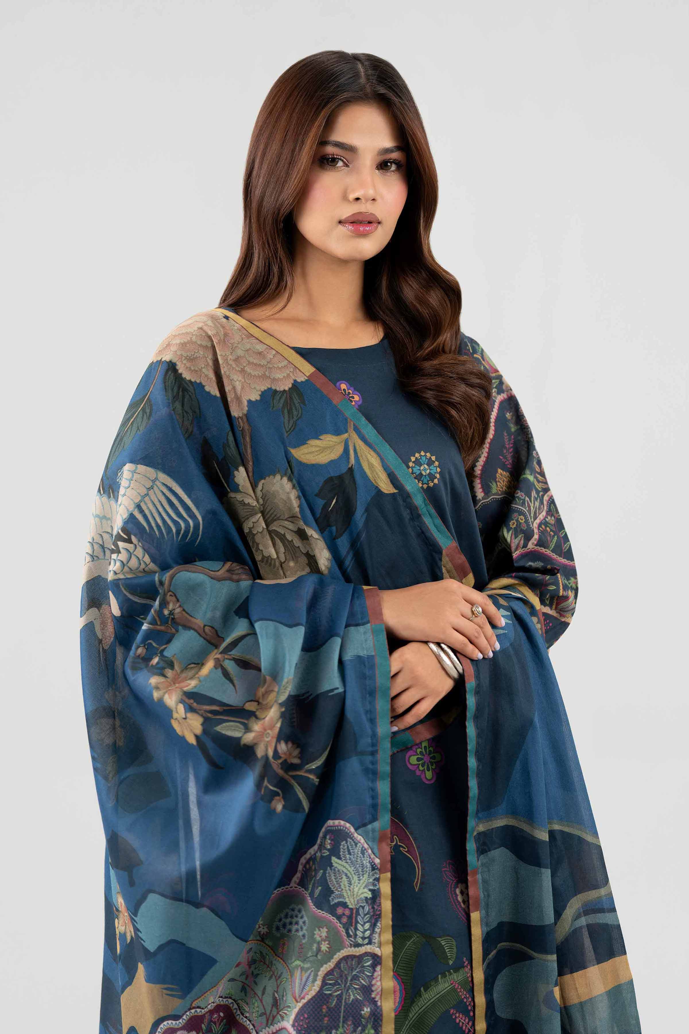 3 Piece - Digital Printed Suit - 42602104 for Women - Unstitched Collection | Nishat | Shop Online