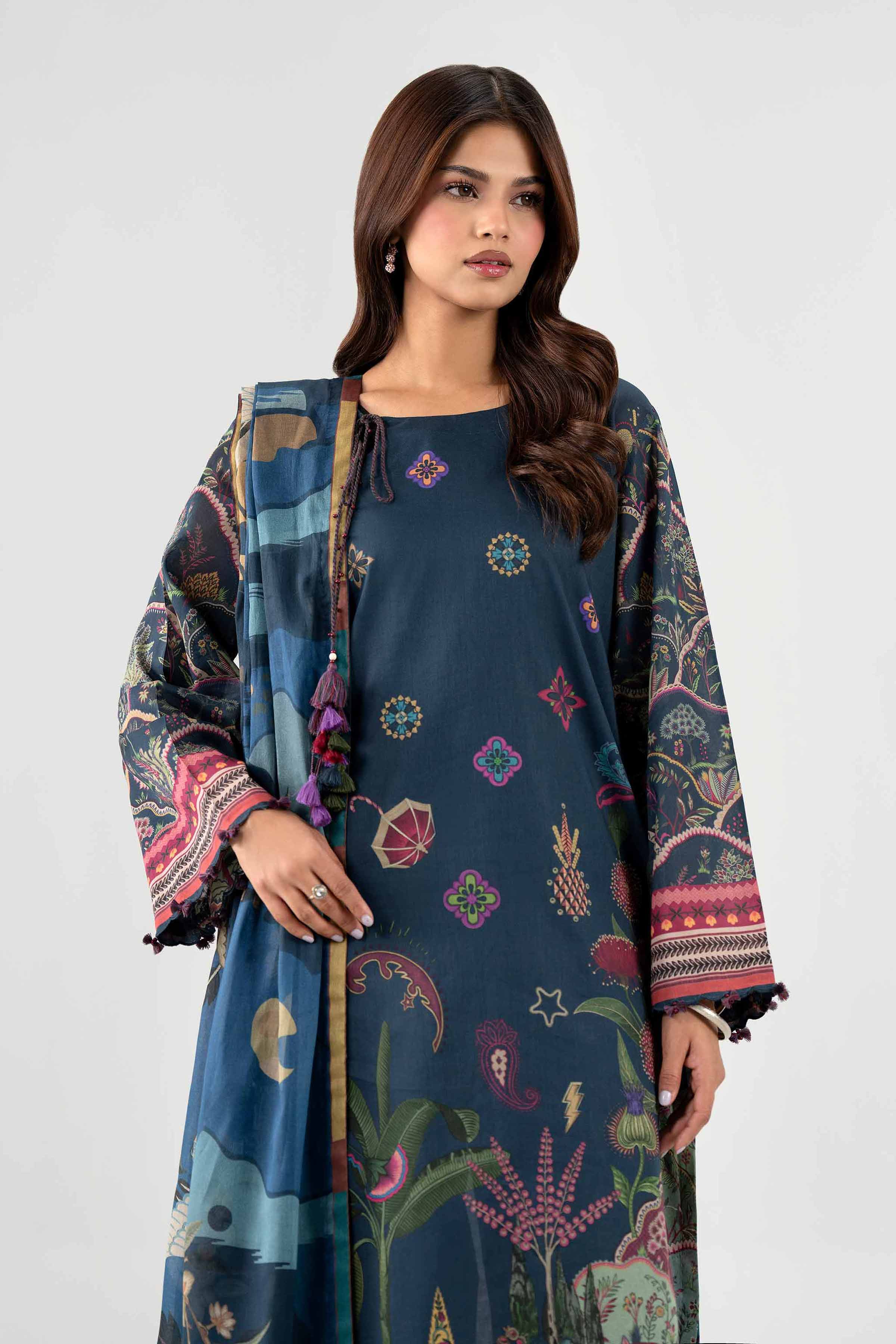 3 Piece - Digital Printed Suit - 42602104 for Women - Unstitched Collection | Nishat | Shop Online