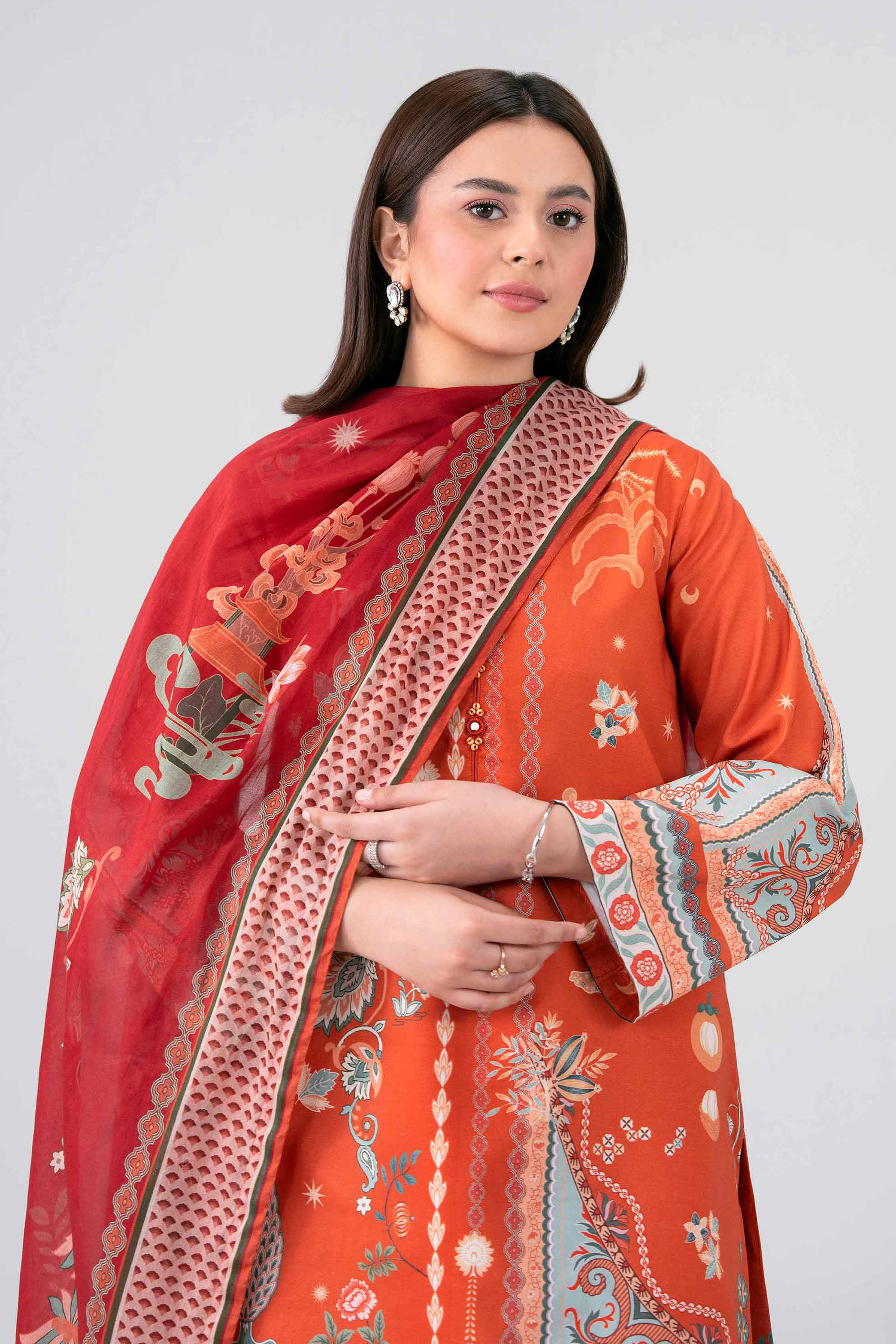 3 Piece - Digital Printed Suit - 42602105