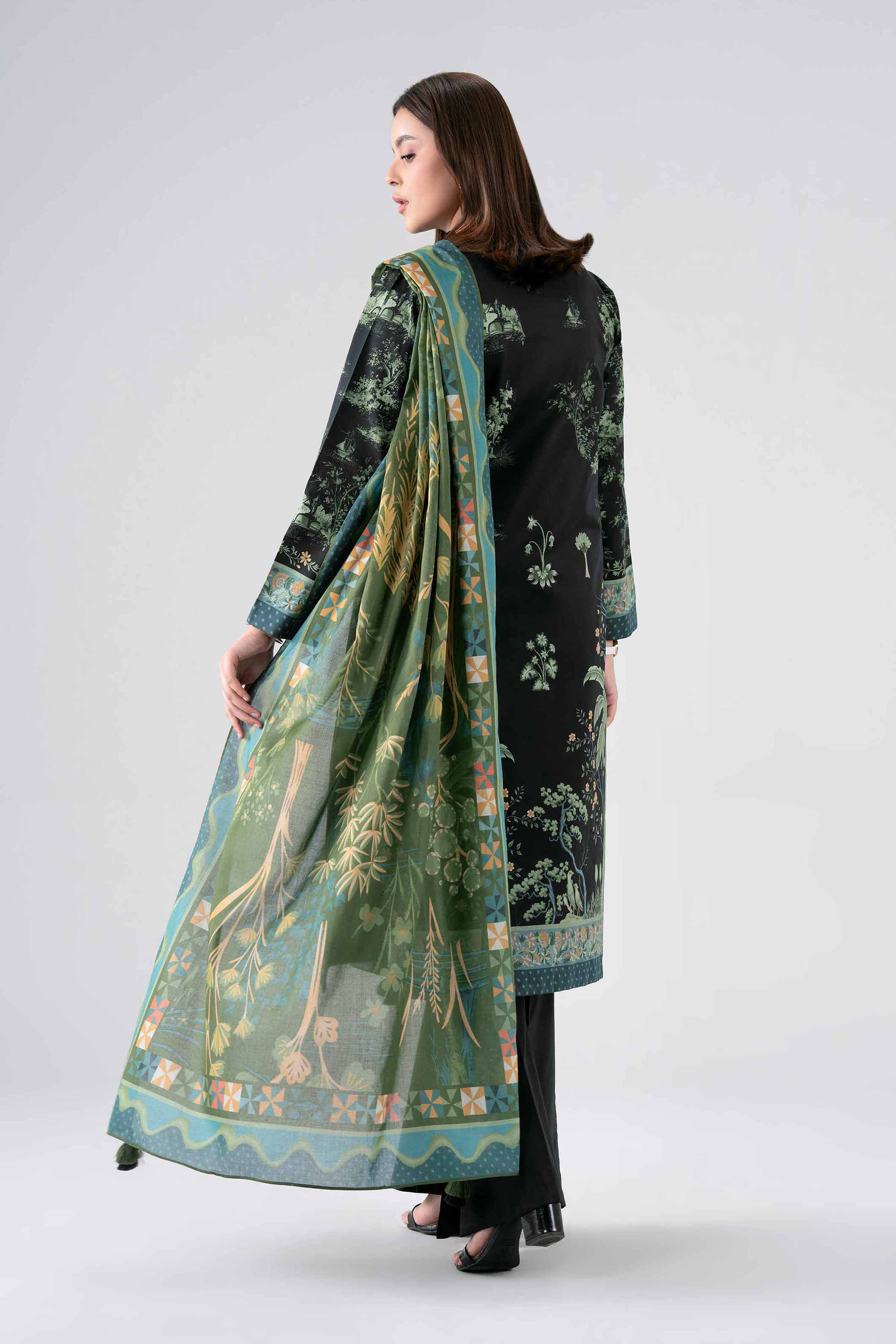 3 Piece - Digital Printed Suit - 42602106