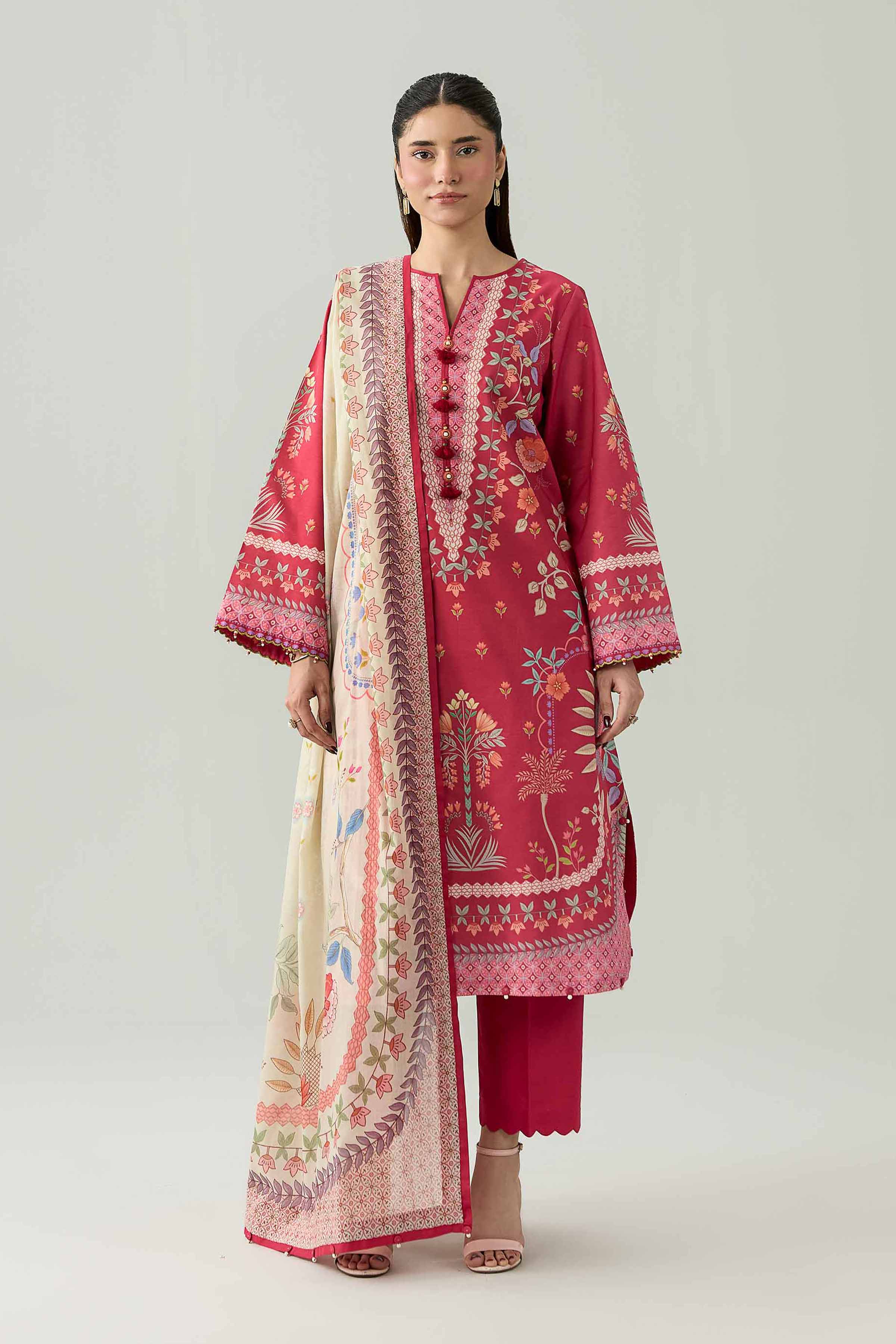 3 Piece - Digital Printed Suit - 42602110