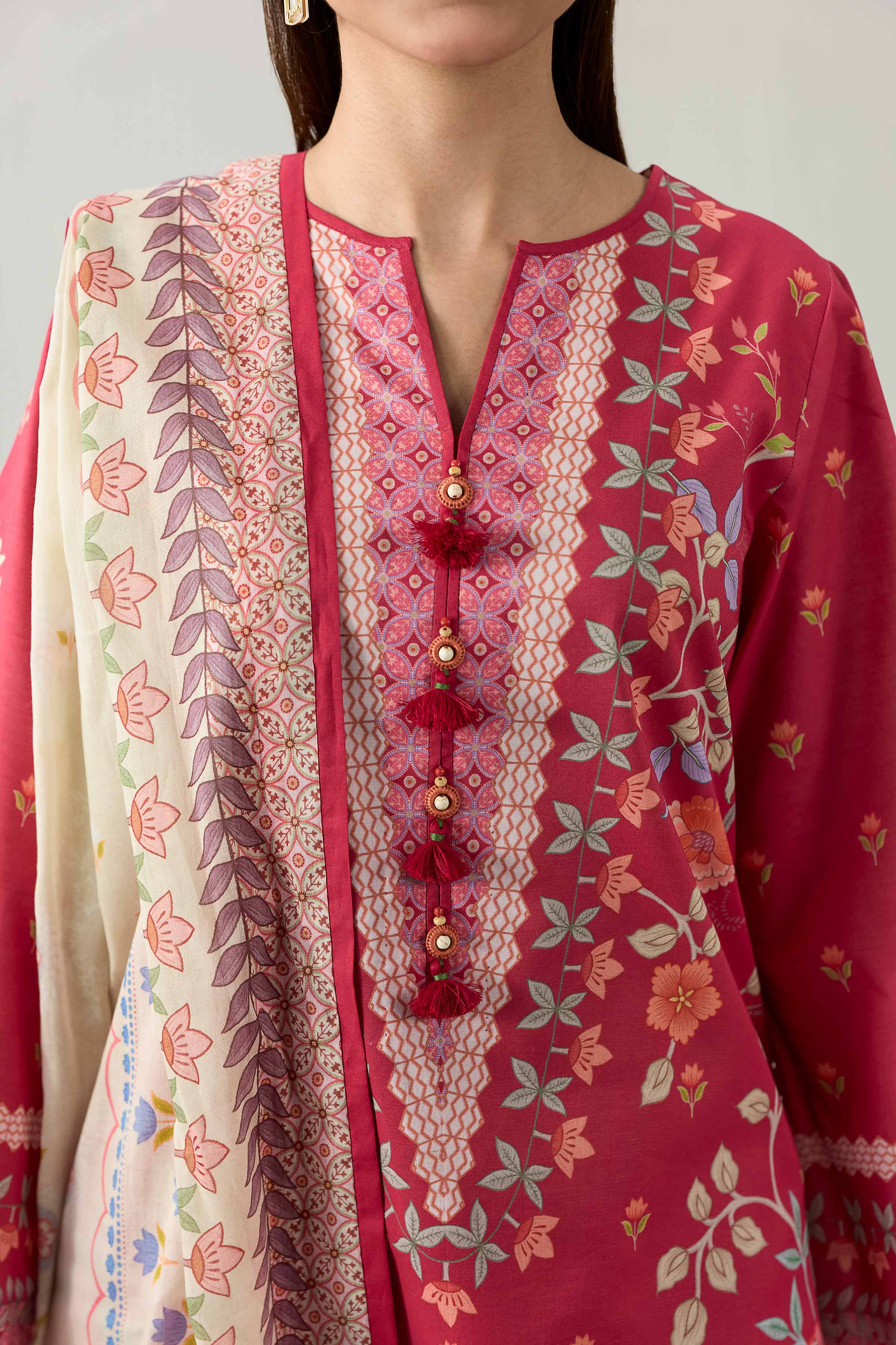 3 Piece - Digital Printed Suit - 42602110