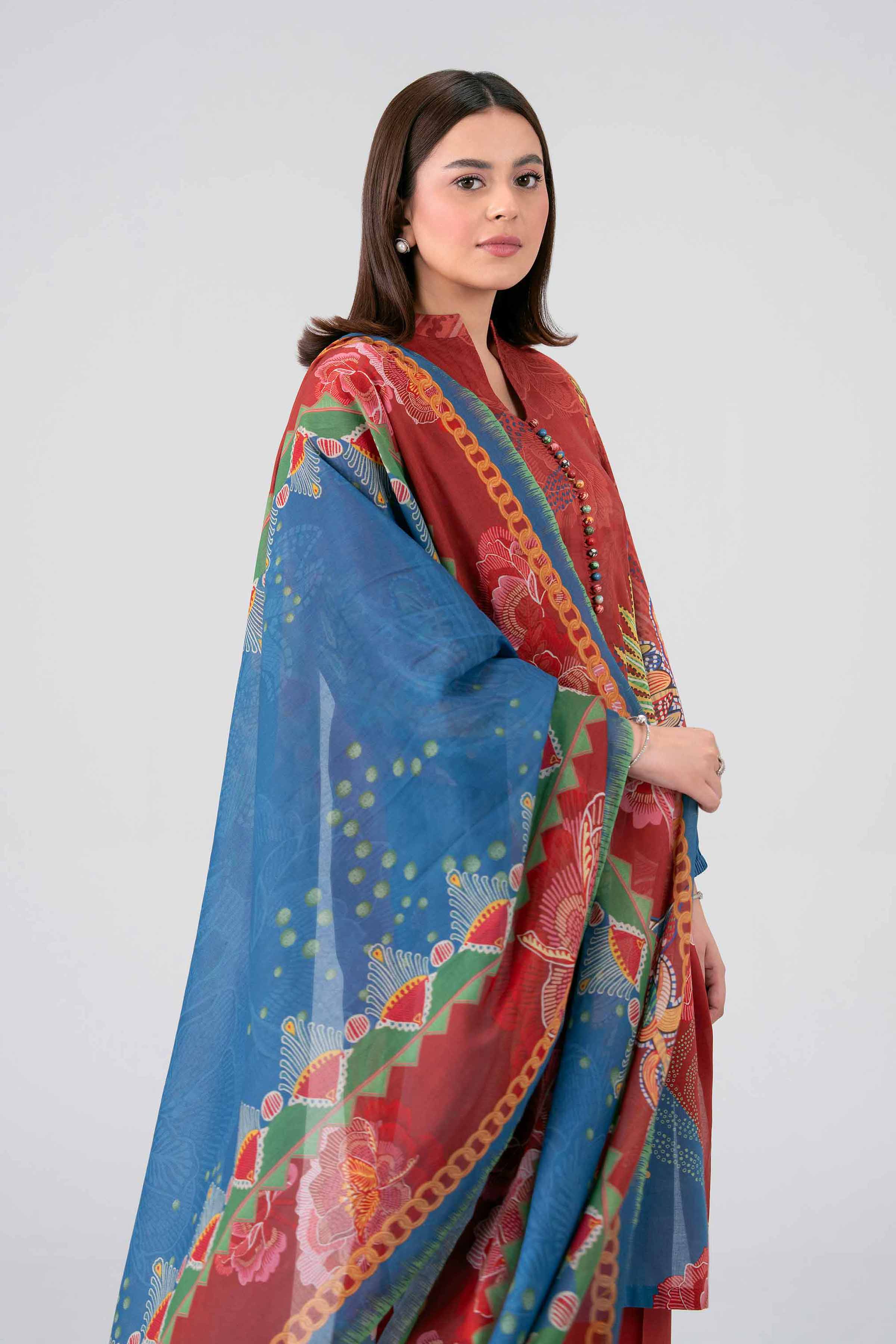 3 Piece - Digital Printed Suit - 42602112 for Women - Unstitched Collection | Nishat | Shop Online