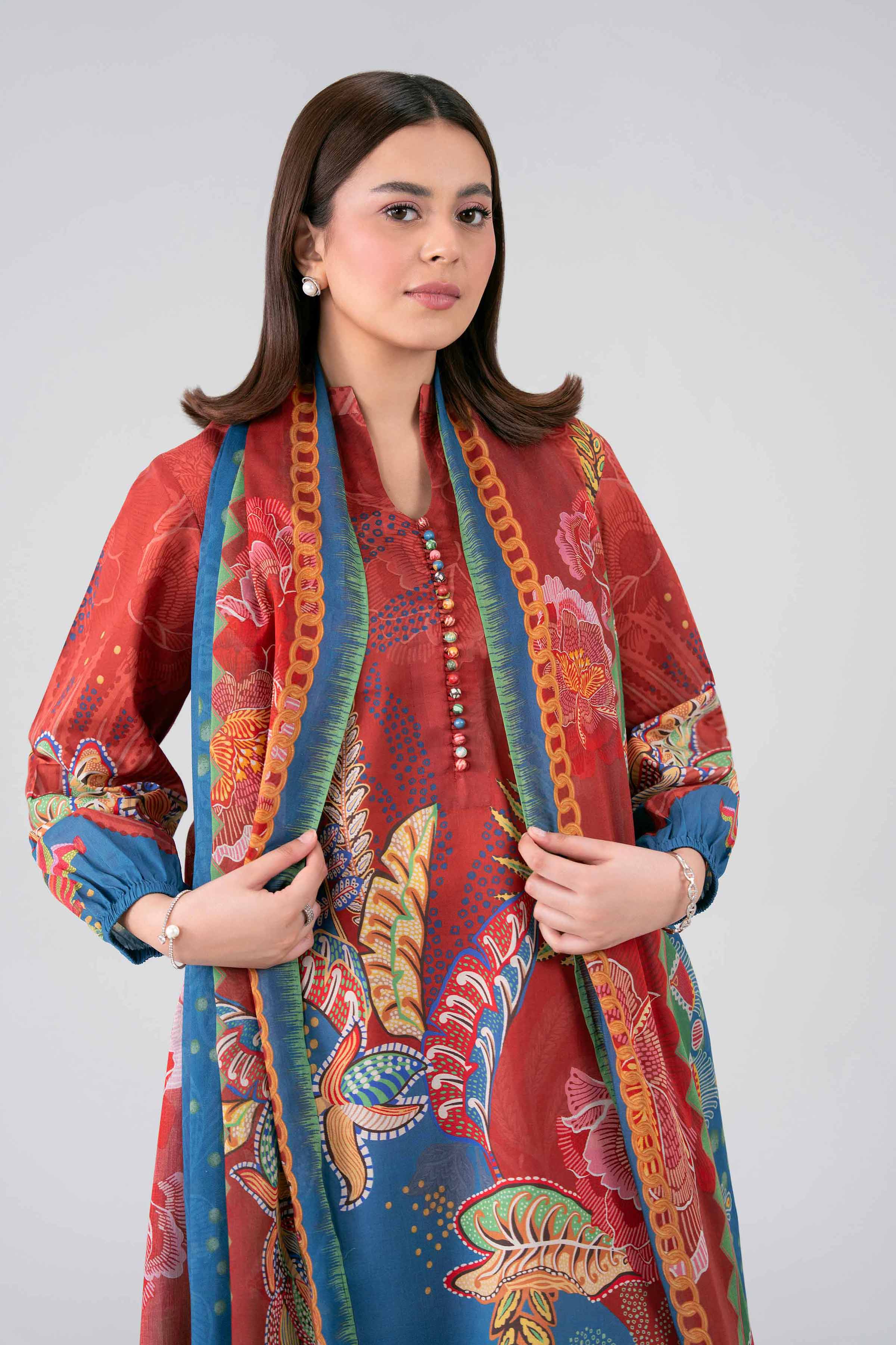 3 Piece - Digital Printed Suit - 42602112 for Women - Unstitched Collection | Nishat | Shop Online