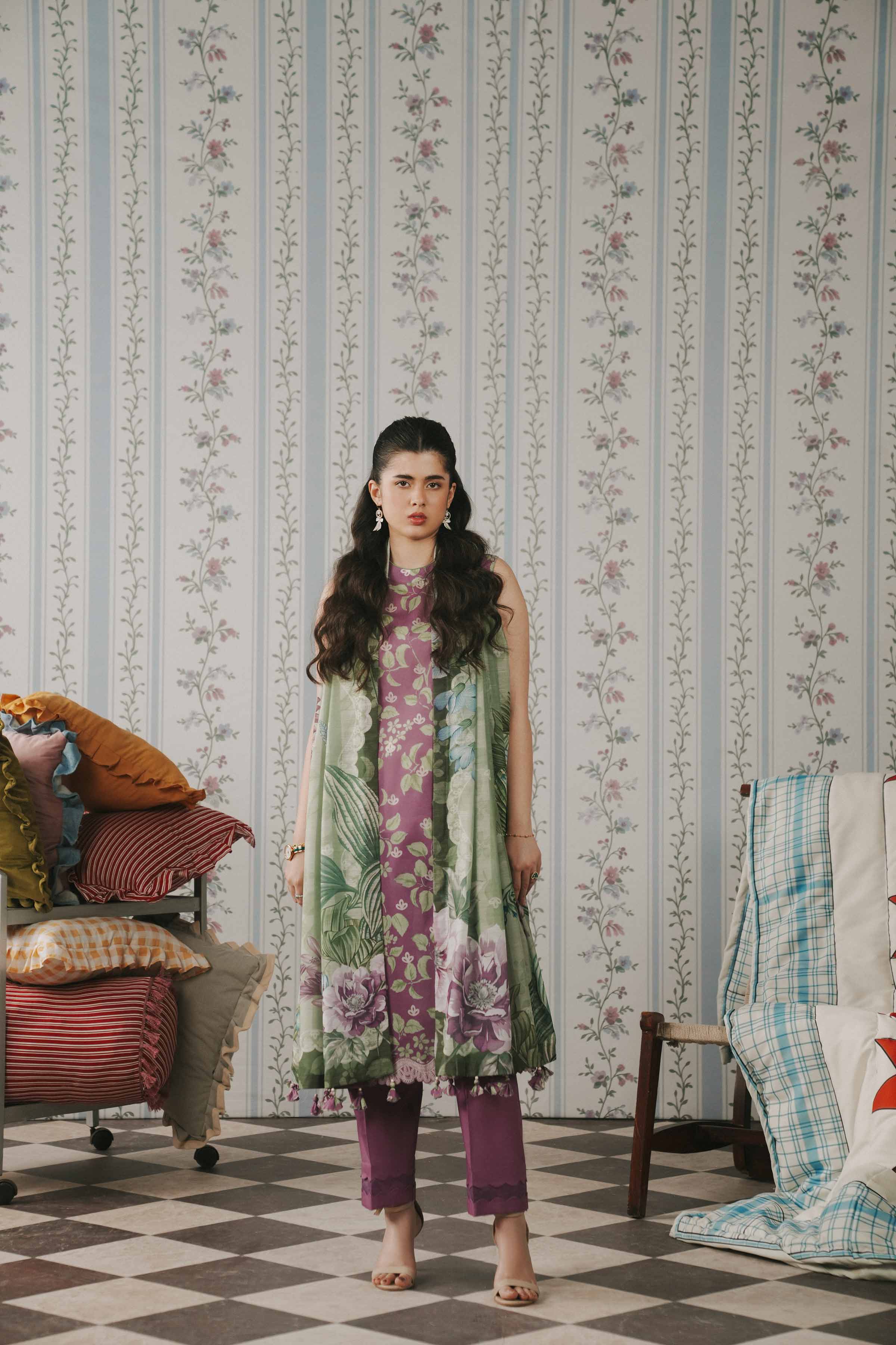 3 Piece - Digital Printed Suit - 42602117
