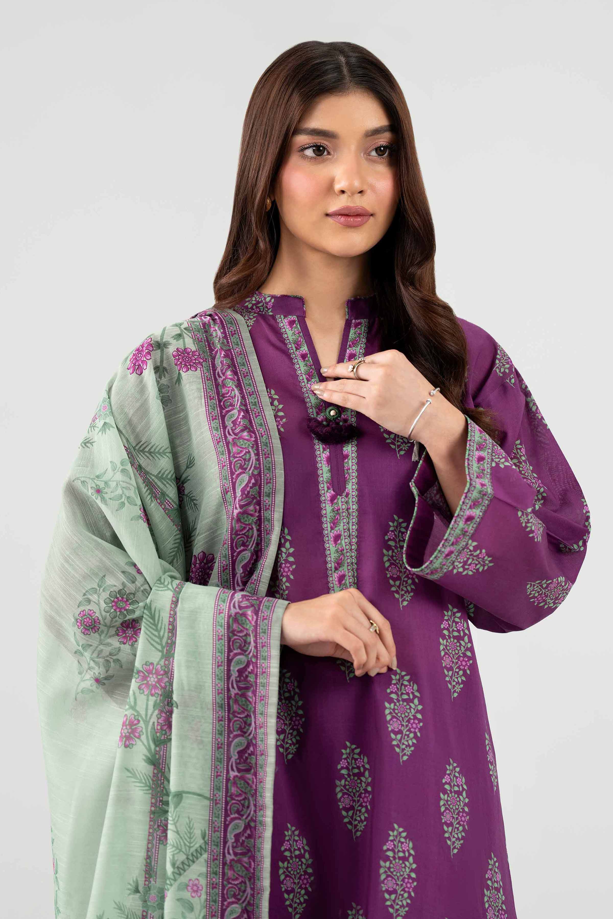 3 Piece - Digital Printed Suit - 42602122