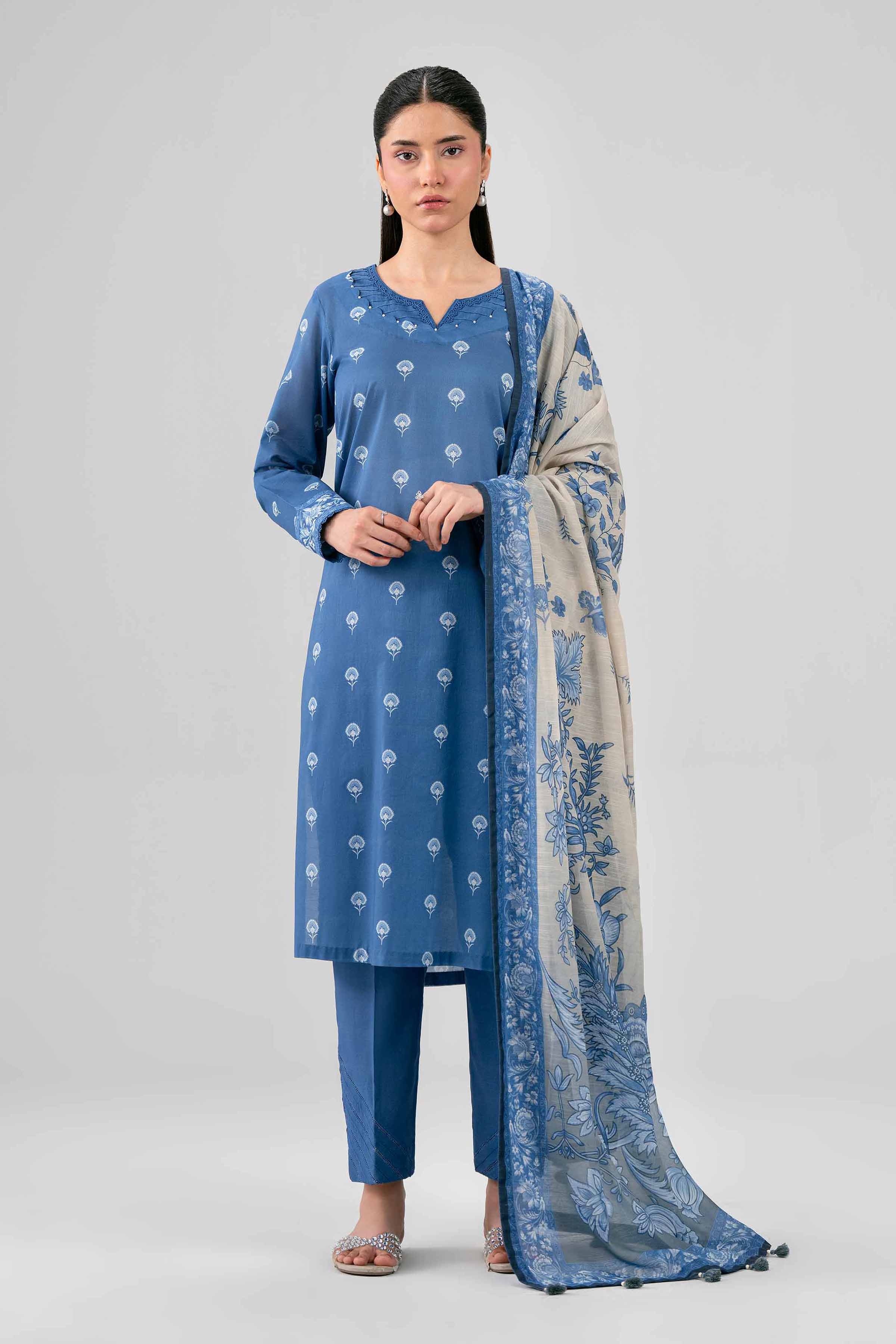 3 Piece - Digital Printed Suit - 42602123