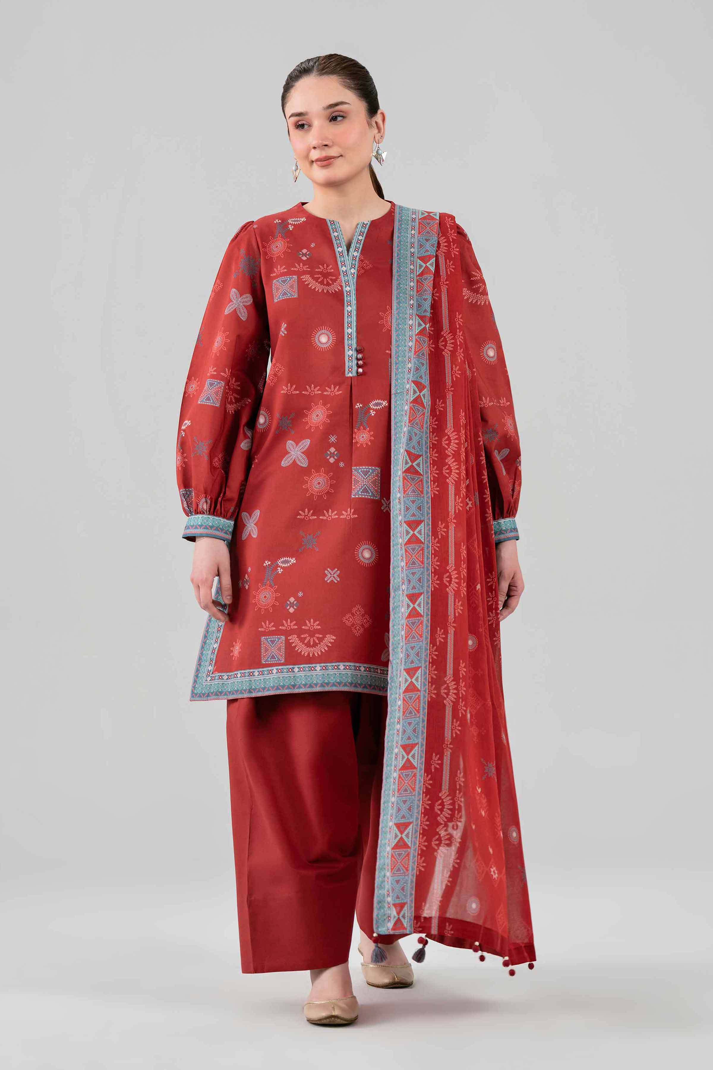 3 Piece - Printed Suit - 42602124