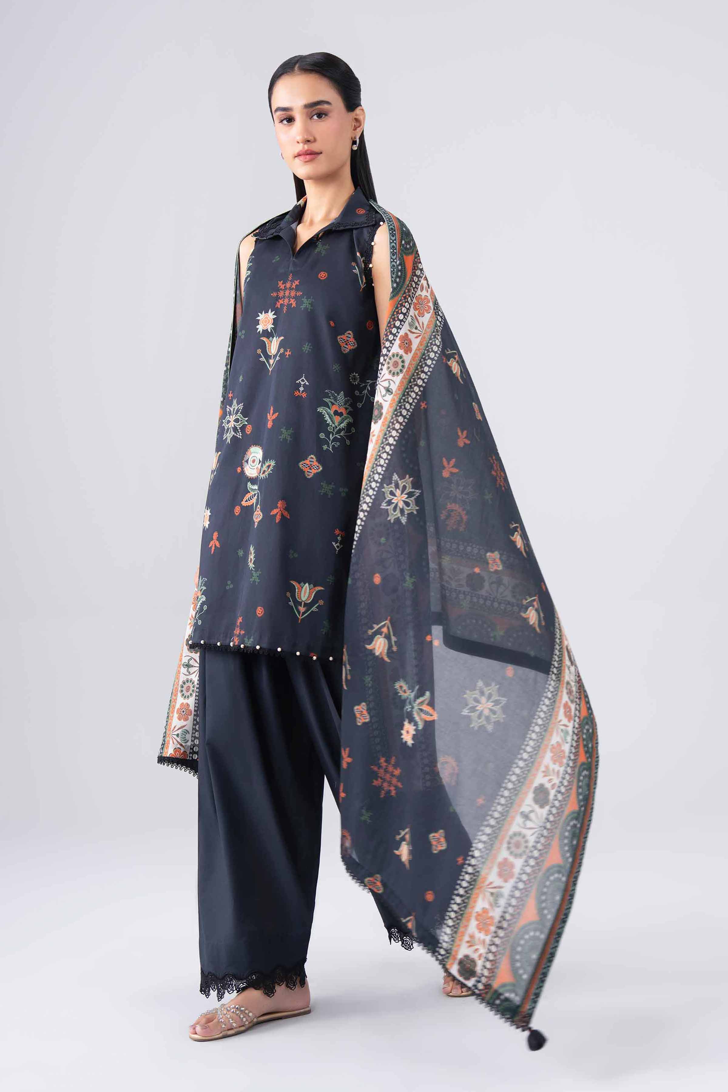 3 Piece - Printed Suit - 42602125