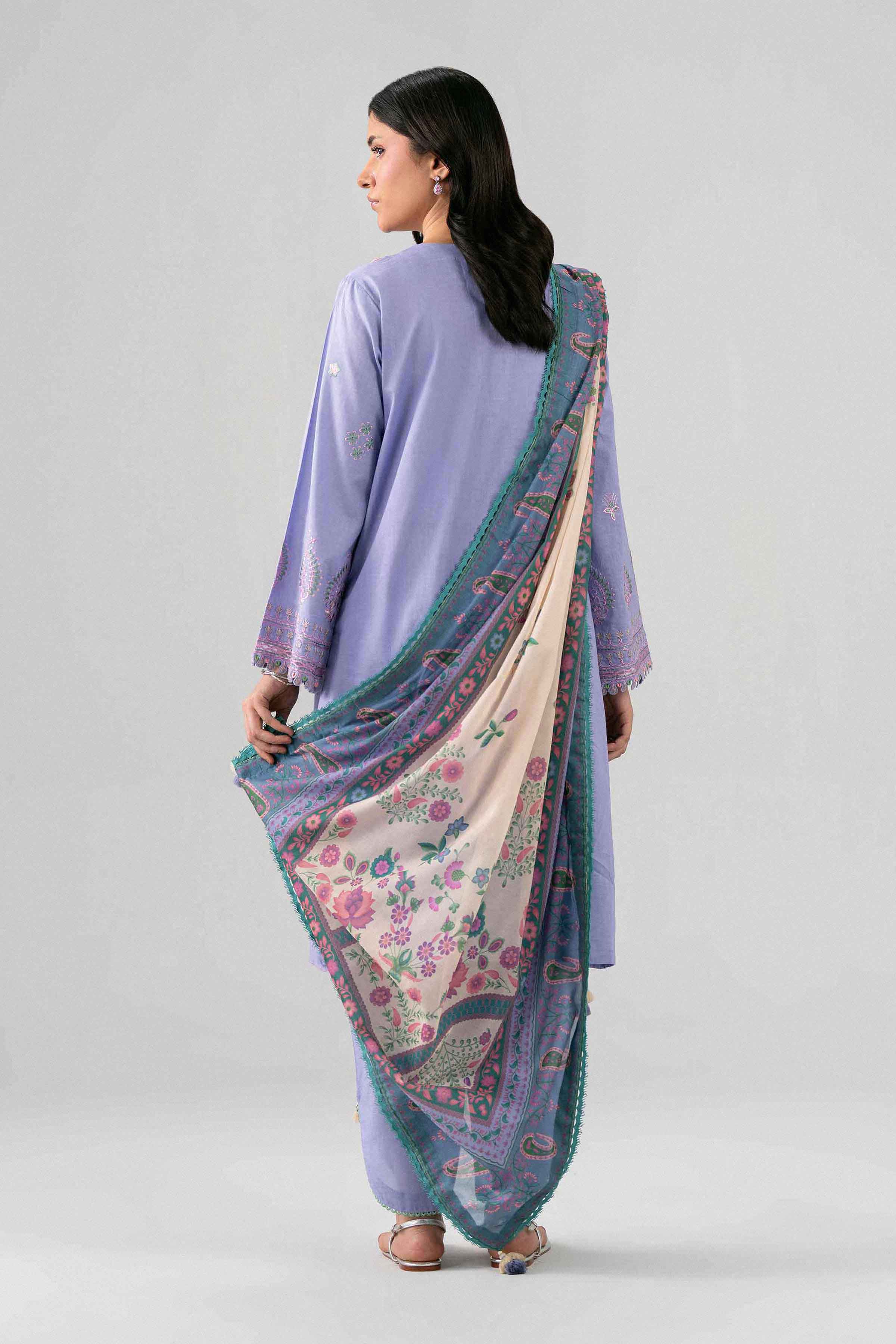 3 Piece - Digital Printed Embroidered Suit - 42602135 for Women - Unstitched Collection | Nishat | Shop Online