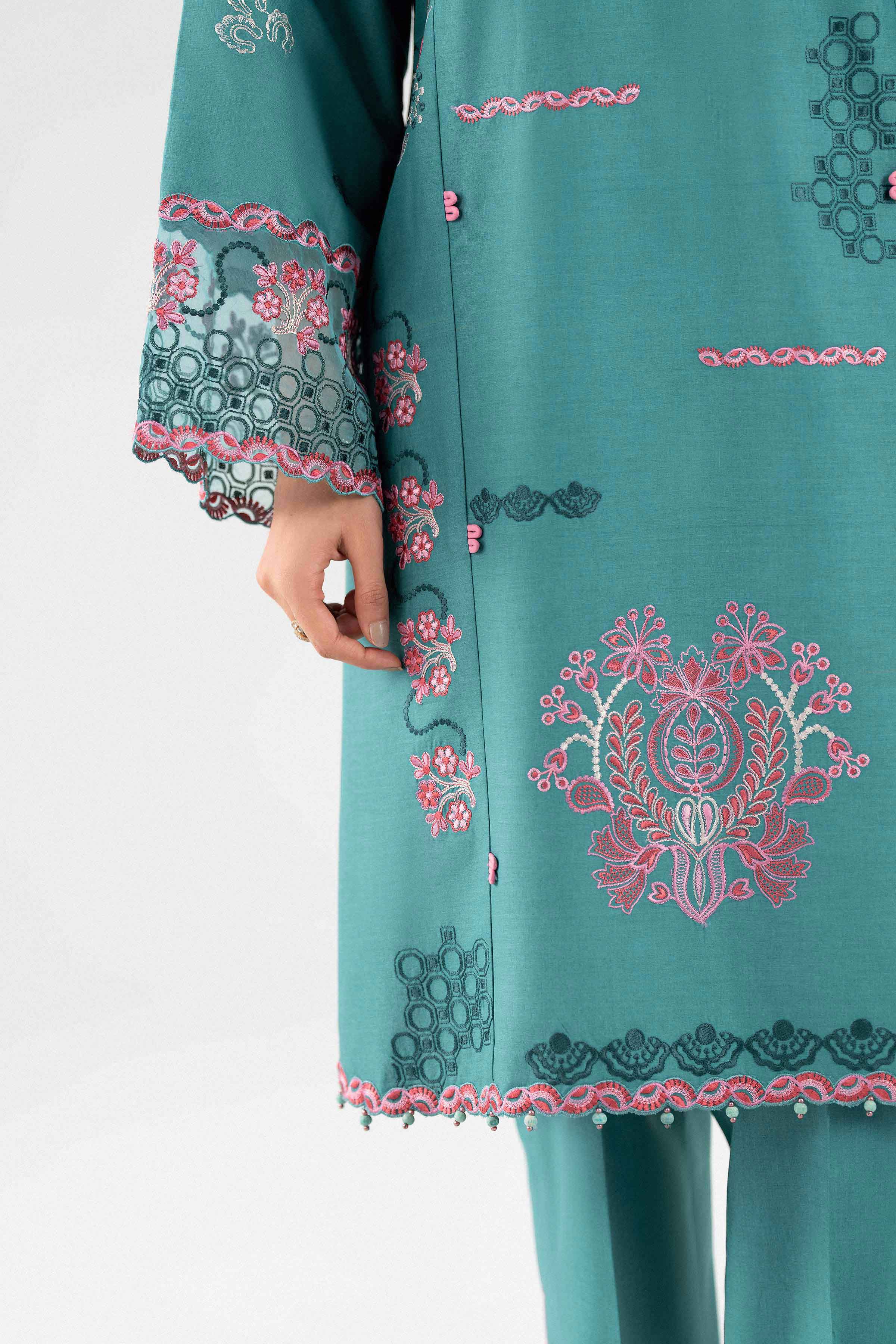 3 Piece - Digital Printed Embroidered Suit - 42602137 for Women - Unstitched Collection | Nishat | Shop Online