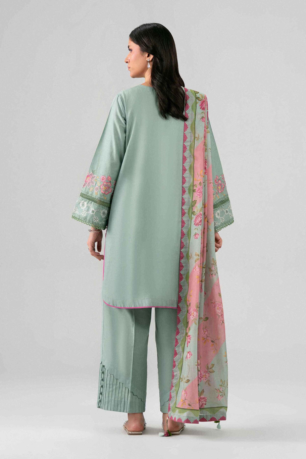 3 Piece - Digital Printed Embroidered Suit - 42602142 for Women - Unstitched Collection | Nishat | Shop Online