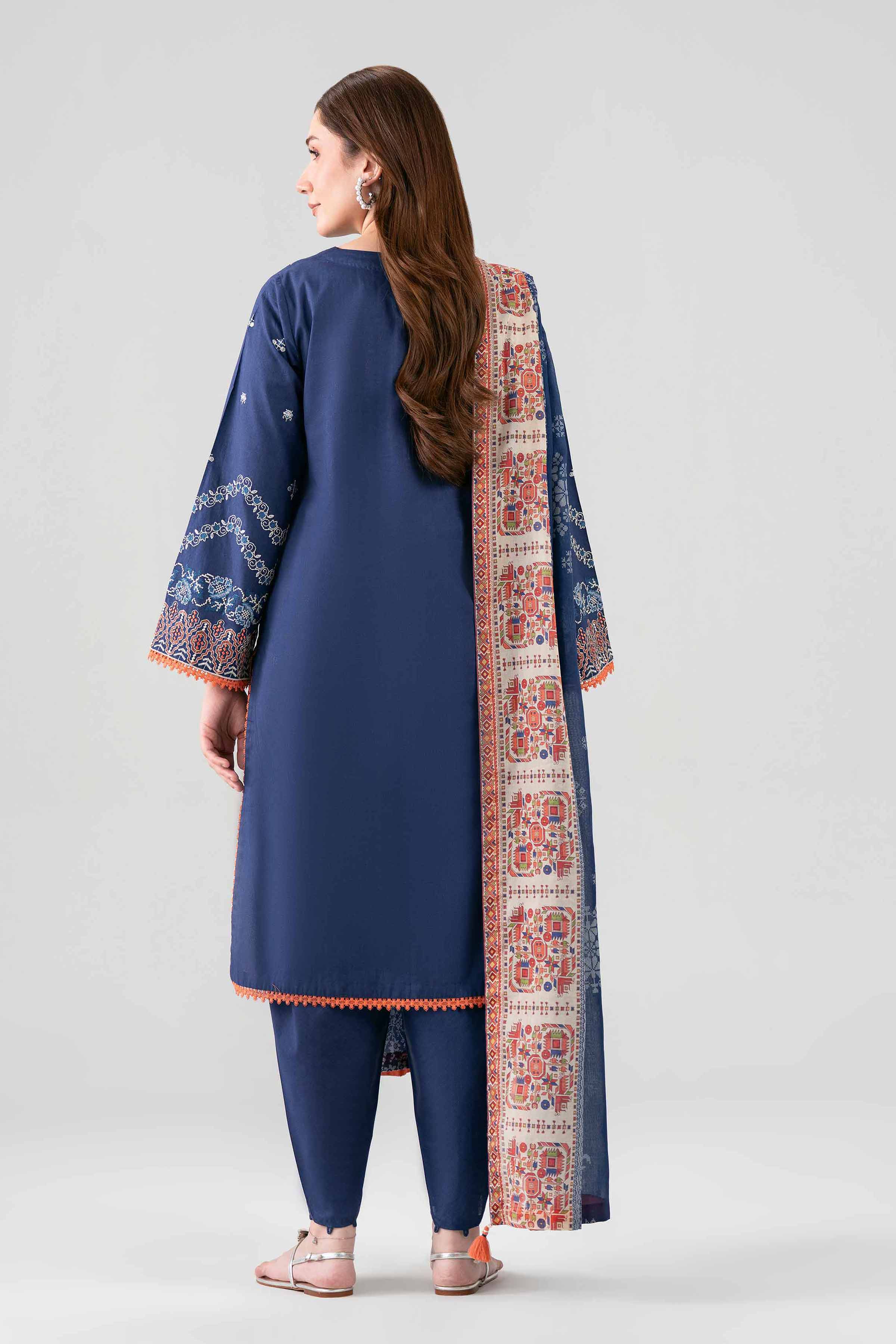 3 Piece - Printed Embroidered Suit - 42602145 for Women - Unstitched Collection | Nishat | Shop Online