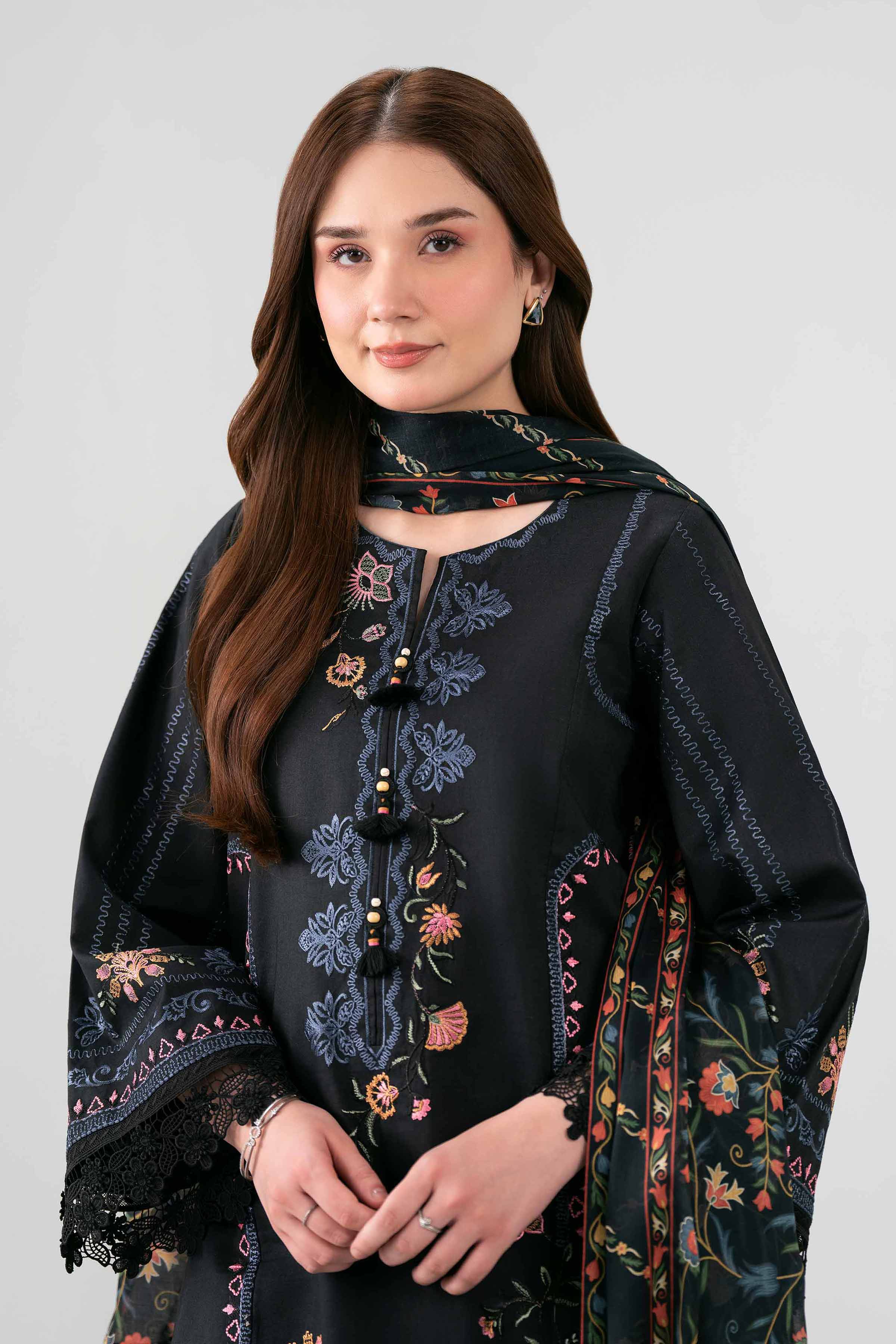 3 Piece - Printed Embroidered Suit - 42602152 for Women - Unstitched Collection | Nishat | Shop Online