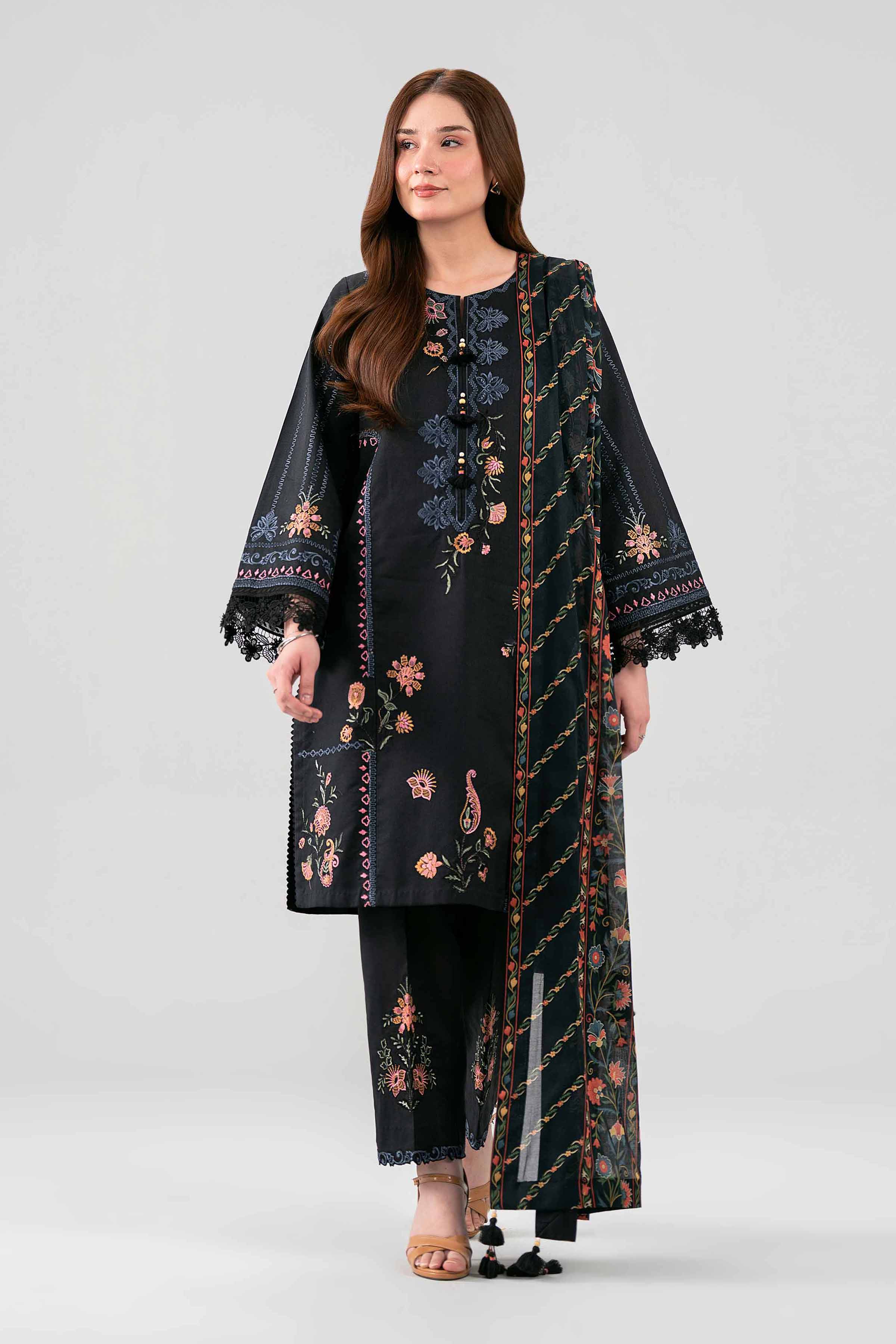 3 Piece - Printed Embroidered Suit - 42602152 for Women - Unstitched Collection | Nishat | Shop Online