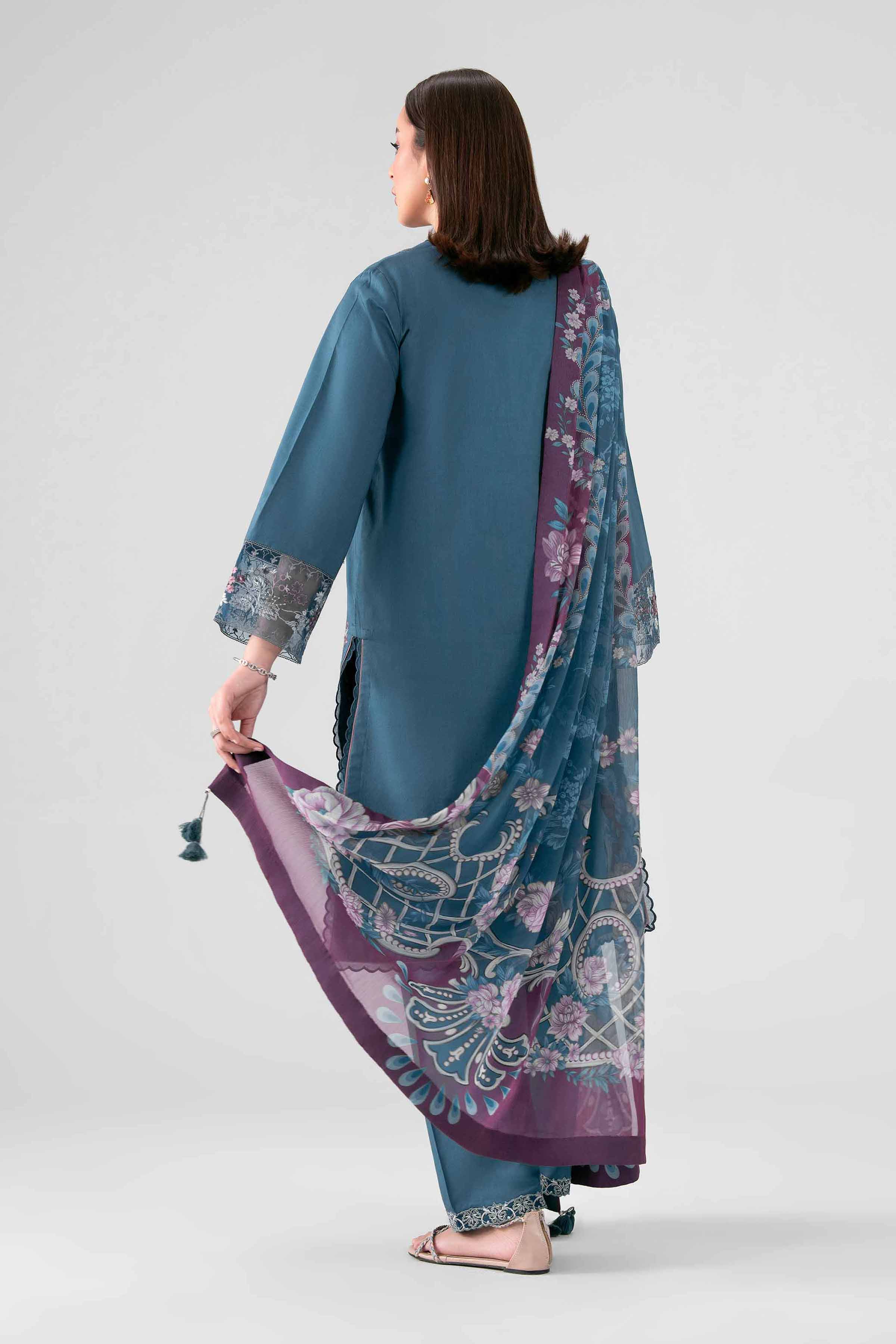 3 Piece - Digital Printed Embroidered Suit - 42602162 for Women - Unstitched Collection | Nishat | Shop Online