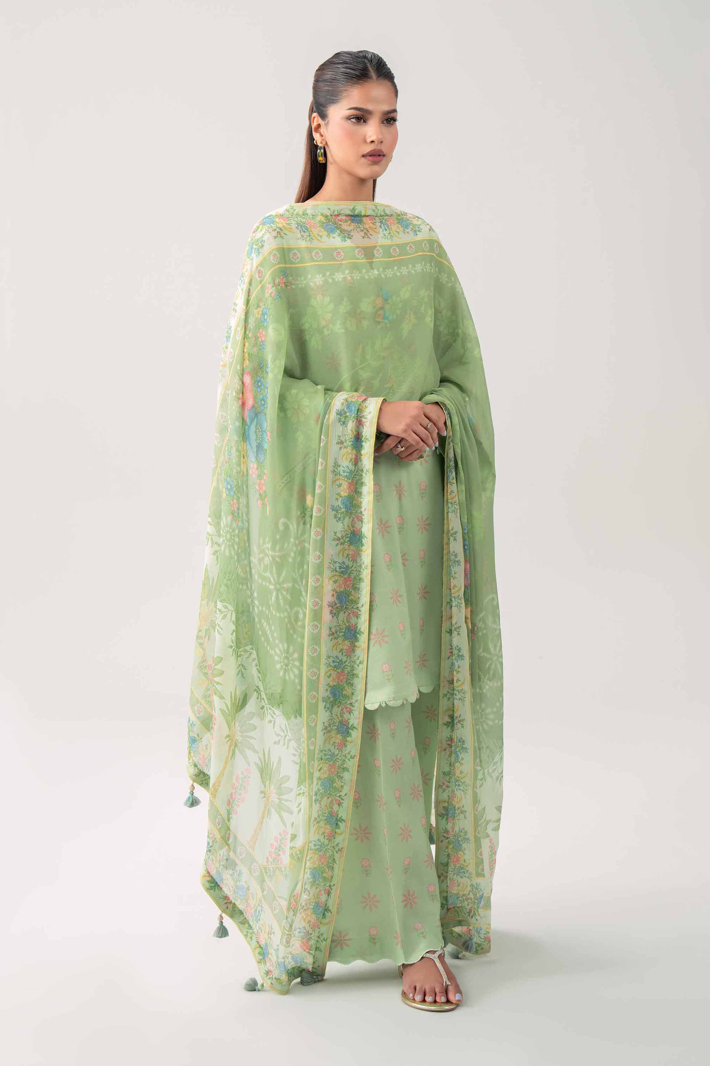 3 Piece - Digital Printed Suit - 42602193 for Women - Unstitched Collection | Nishat | Shop Online