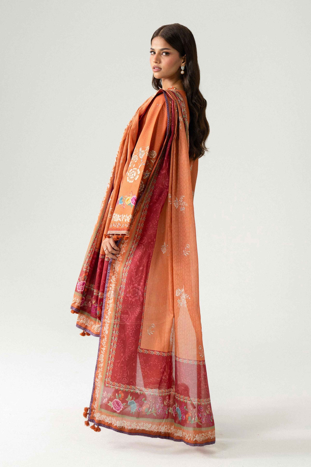 3 Piece - Digital Printed Embroidered Suit - 42602232 for Women - Unstitched Collection | Nishat | Shop Online