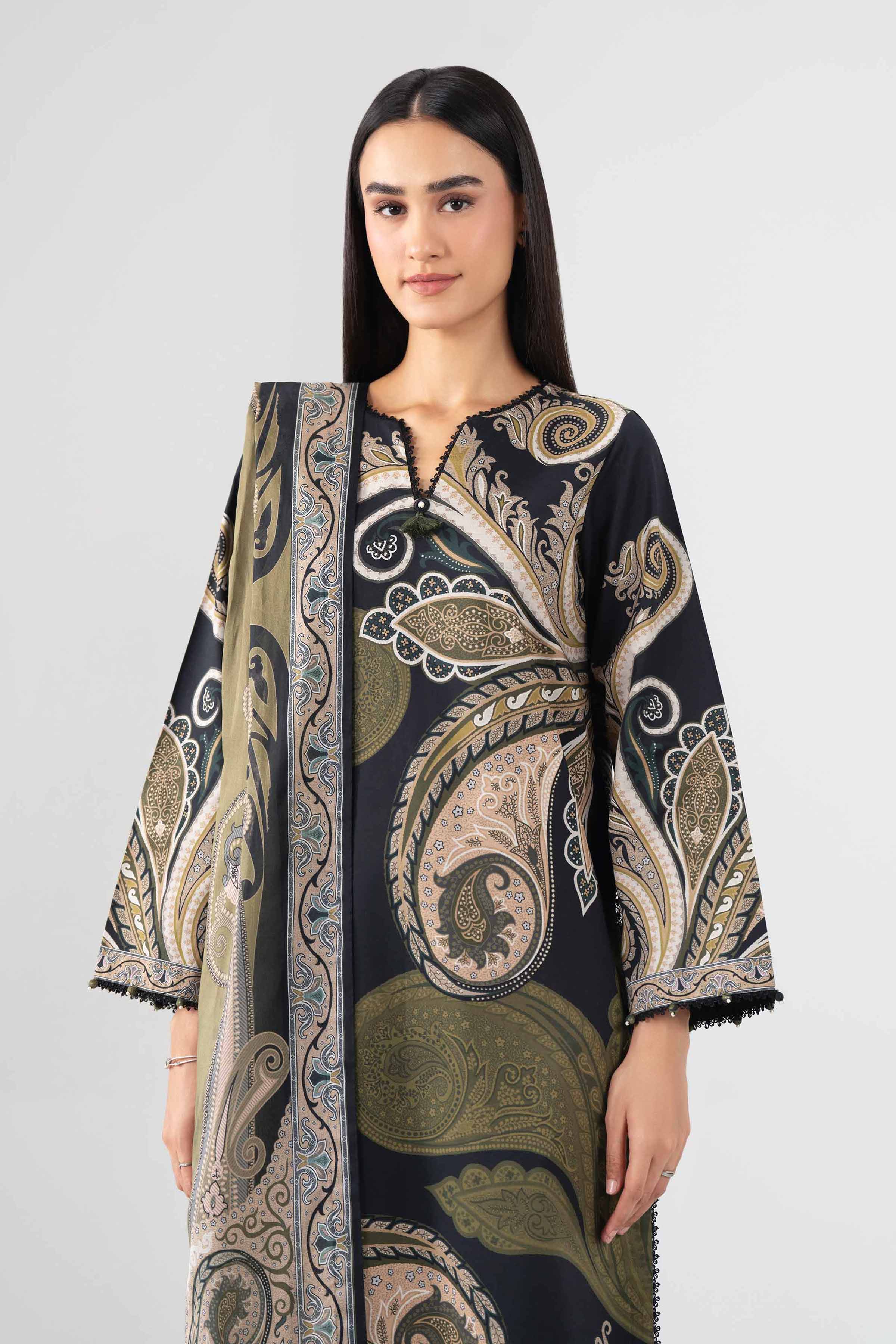 3 Piece - Digital Printed Suit - 42602235