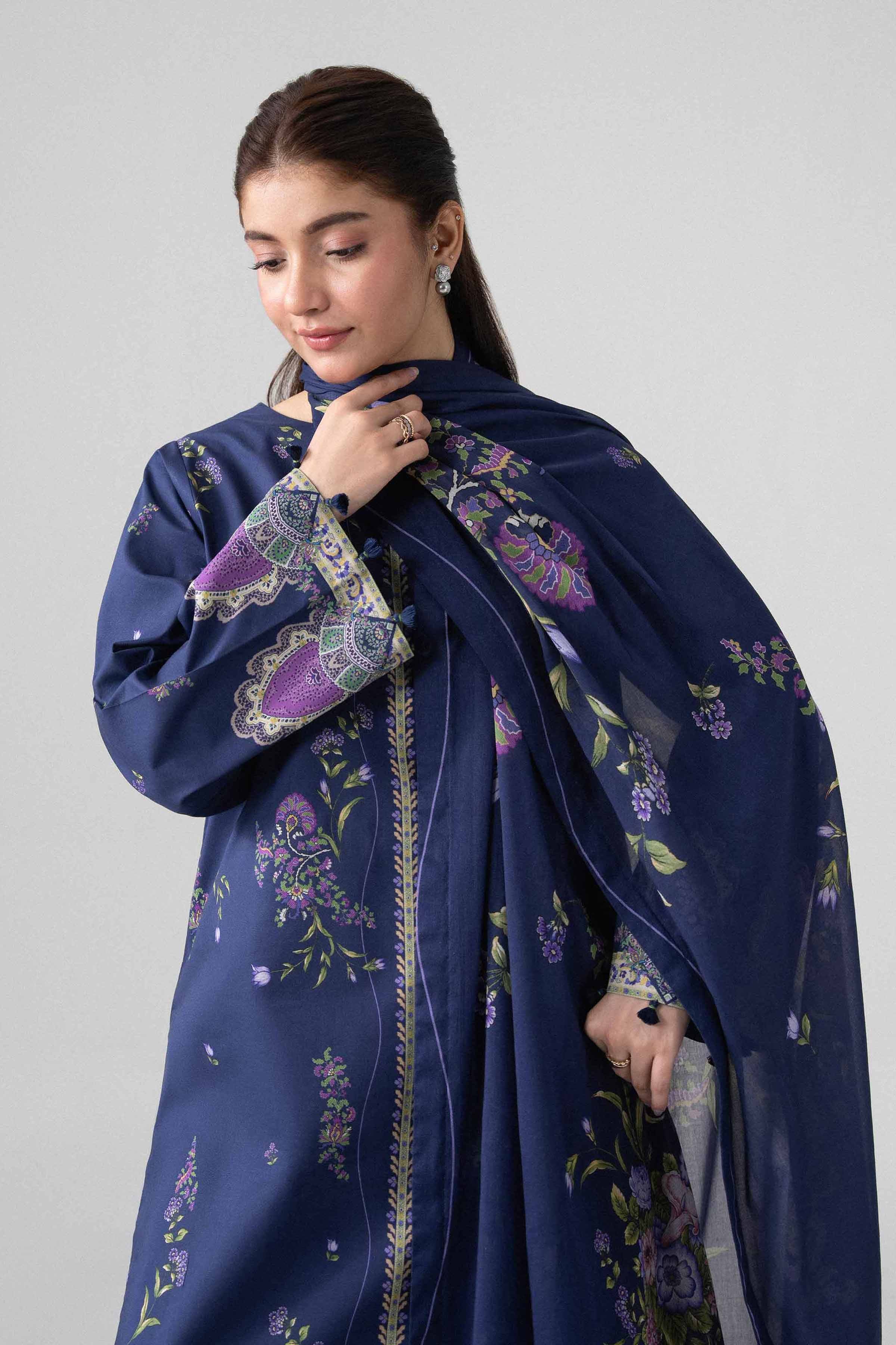 3 Piece - Digital Printed Suit - 42602236