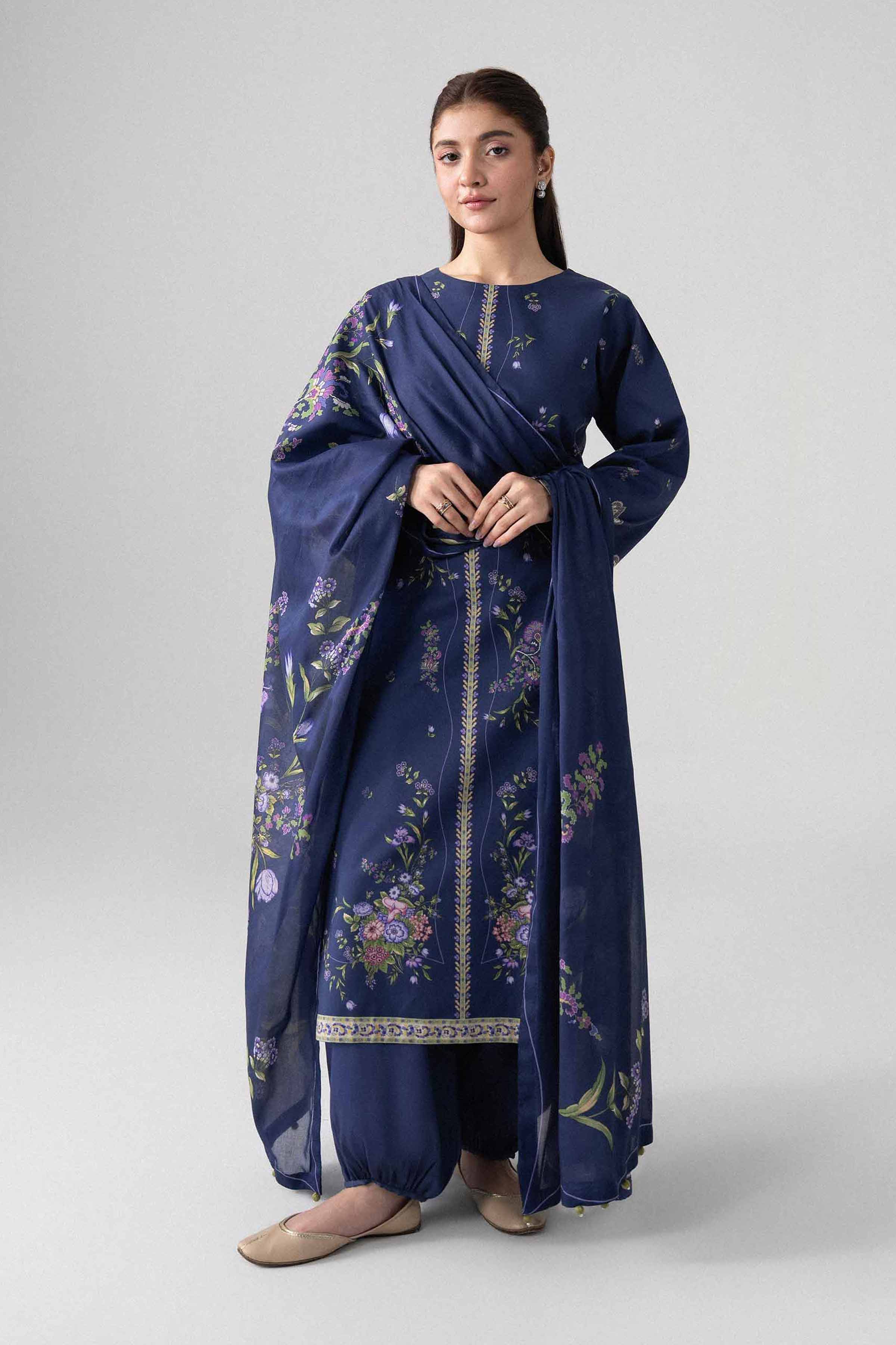 3 Piece - Digital Printed Suit - 42602236