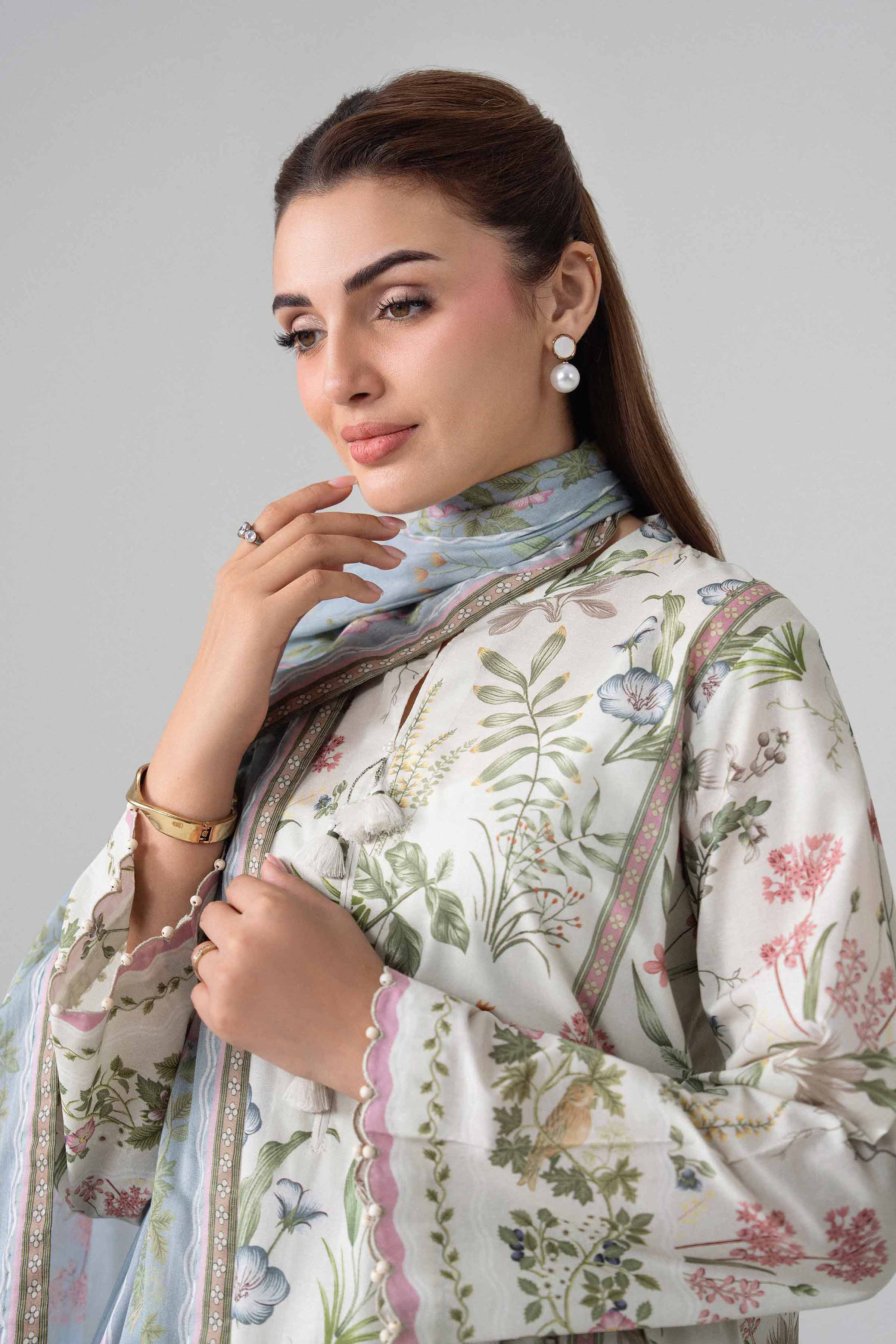 3 Piece - Digital Printed Suit - 42602237