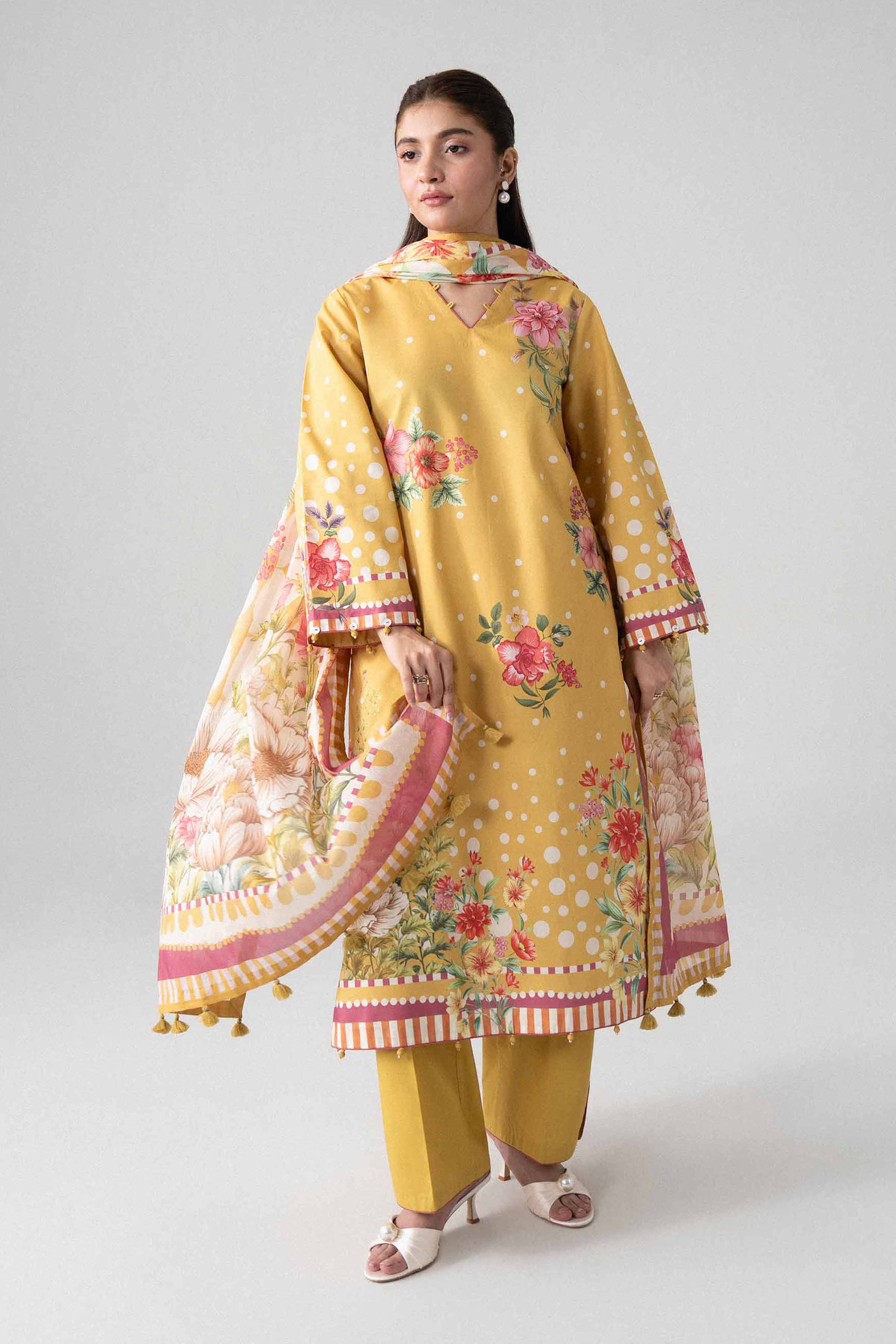 3 Piece - Digital Printed Suit - 42602238