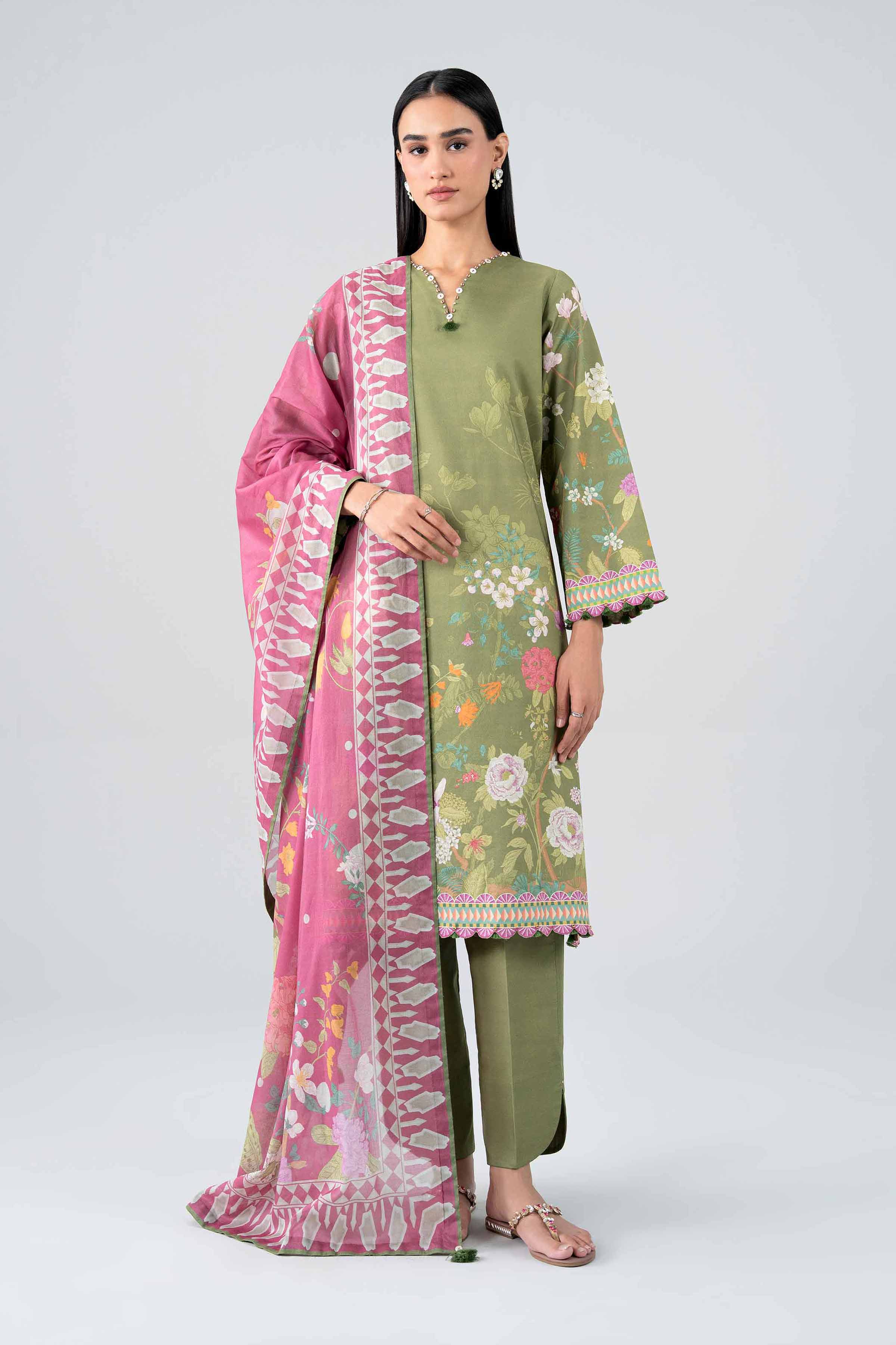 3 Piece - Digital Printed Suit - 42602240