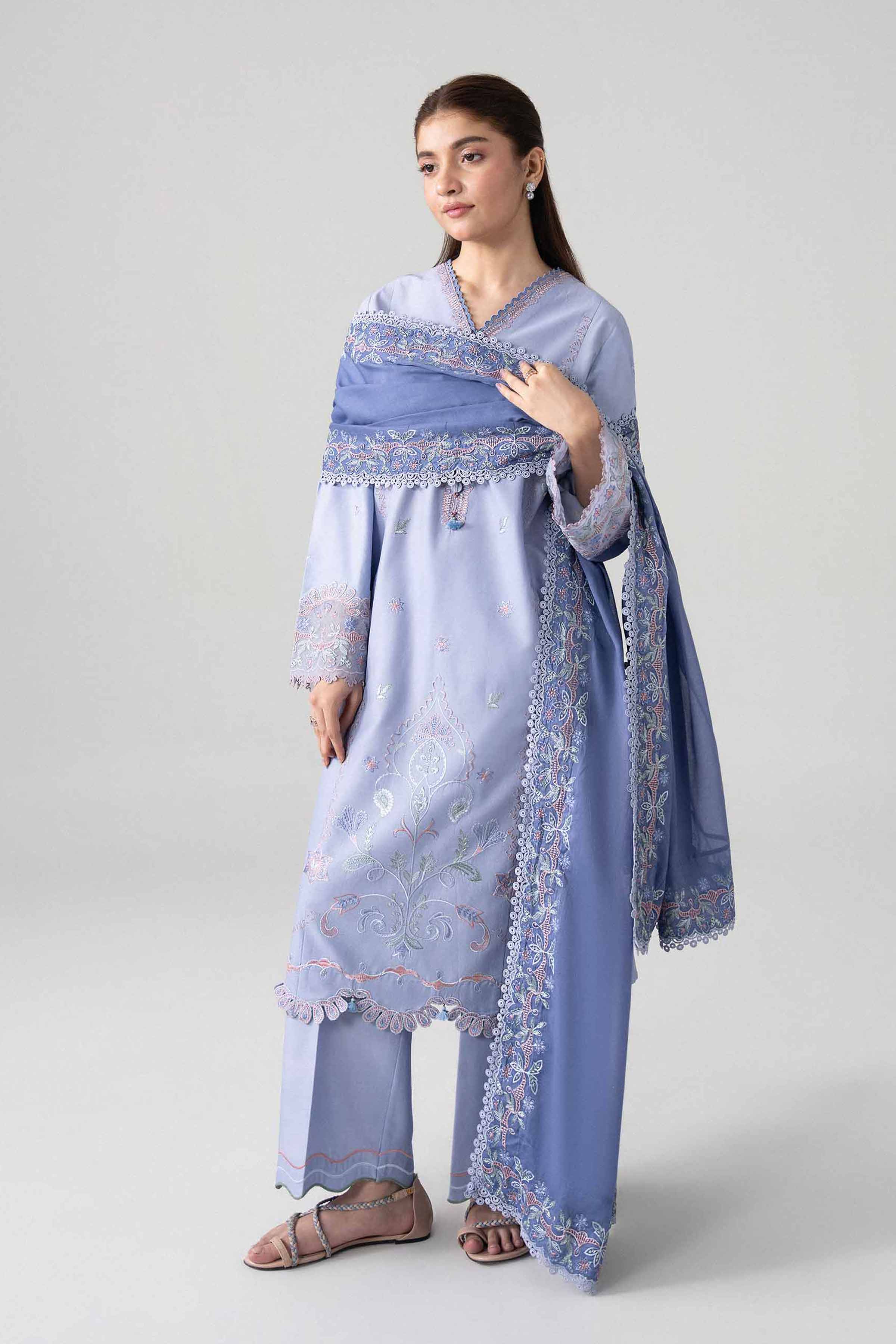3 Piece - Embroidered Suit - 42602256