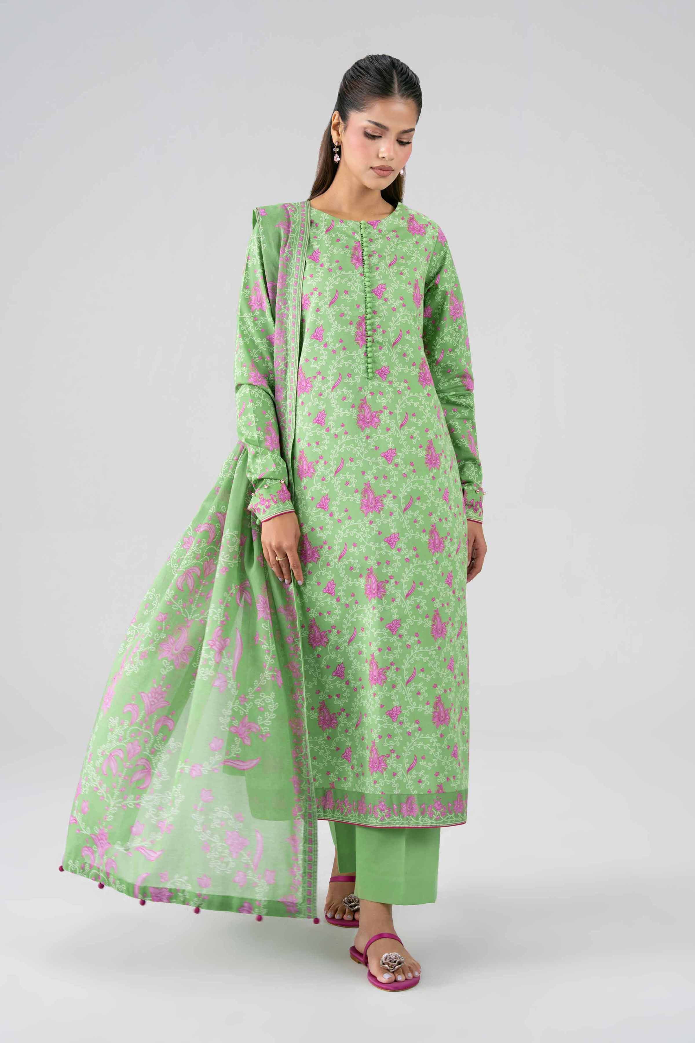 3 Piece - Printed Suit - 42602267