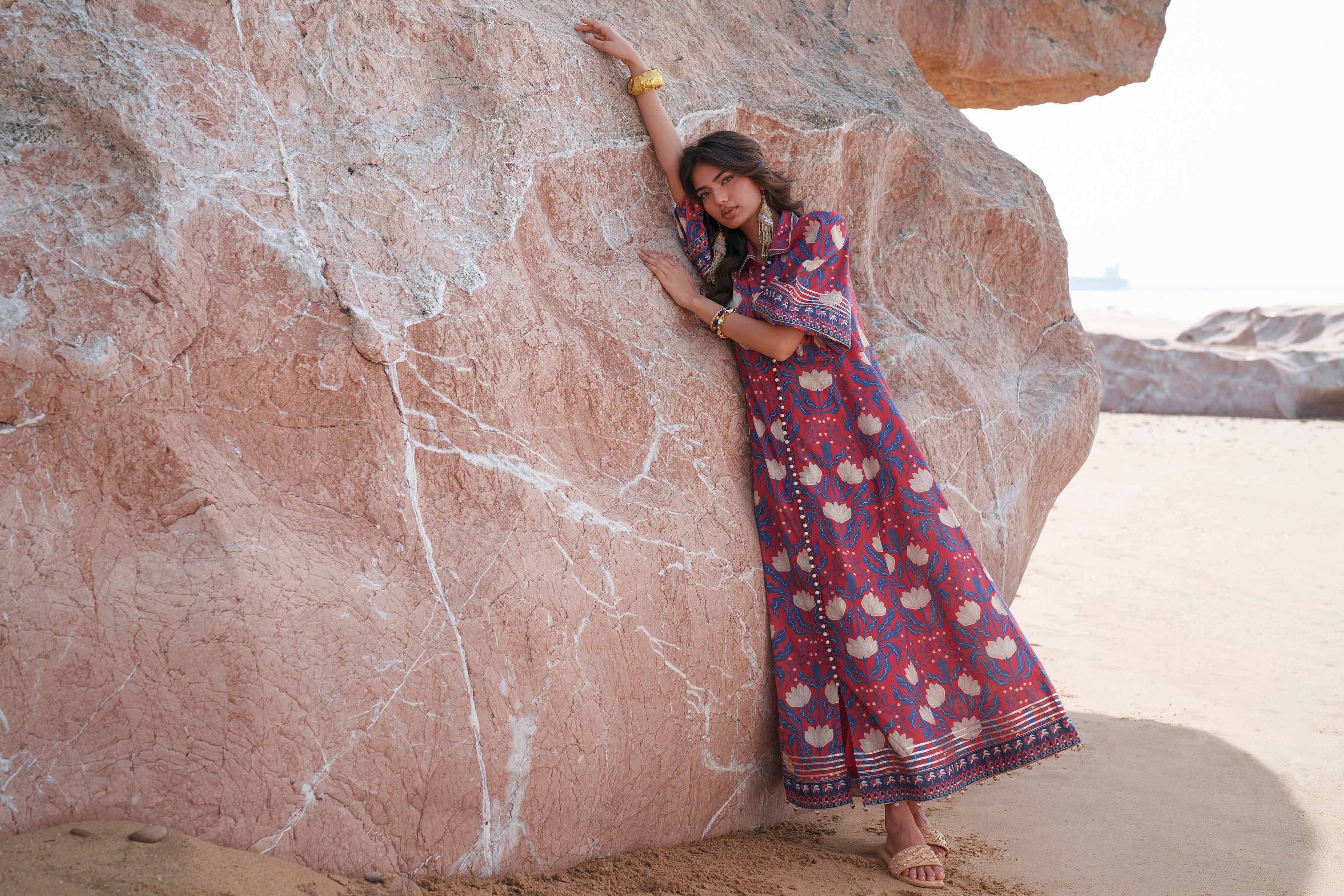 2 Piece - Printed Suit - 42602304 for Women - Unstitched Collection | Nishat | Shop Online