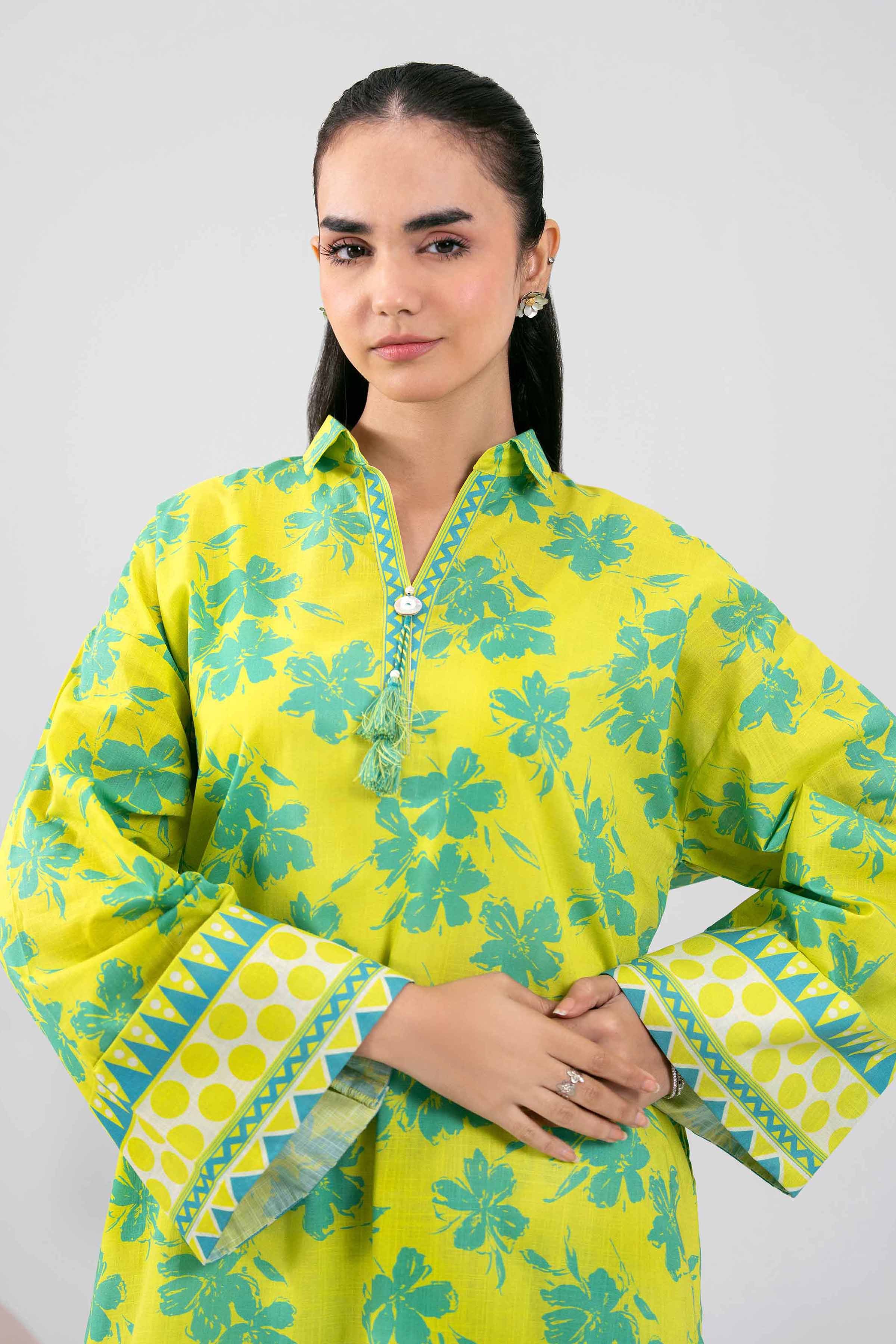 2 Piece - Printed Suit - 42602307 for Women - Unstitched Collection | Nishat | Shop Online
