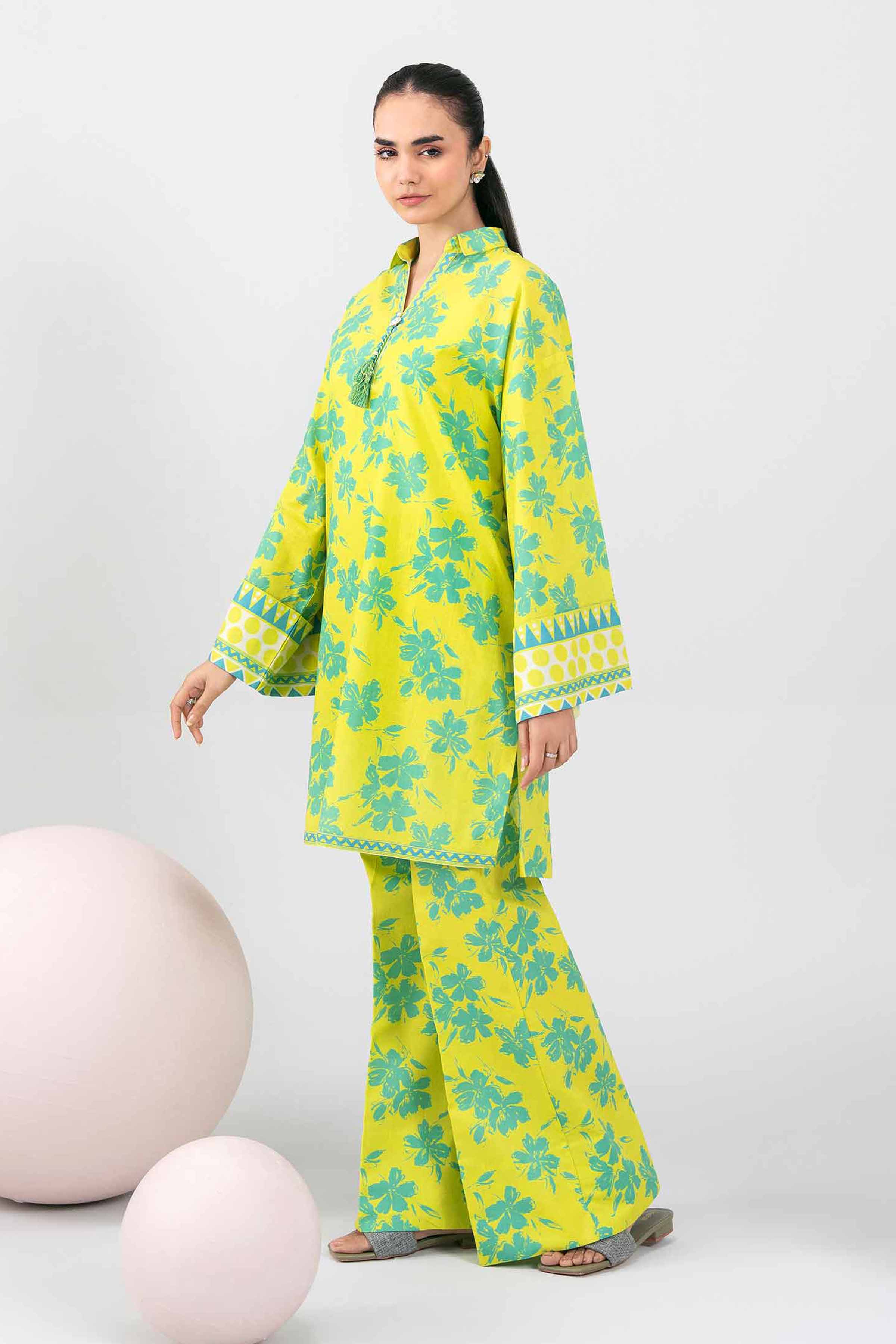 2 Piece - Printed Suit - 42602307 for Women - Unstitched Collection | Nishat | Shop Online