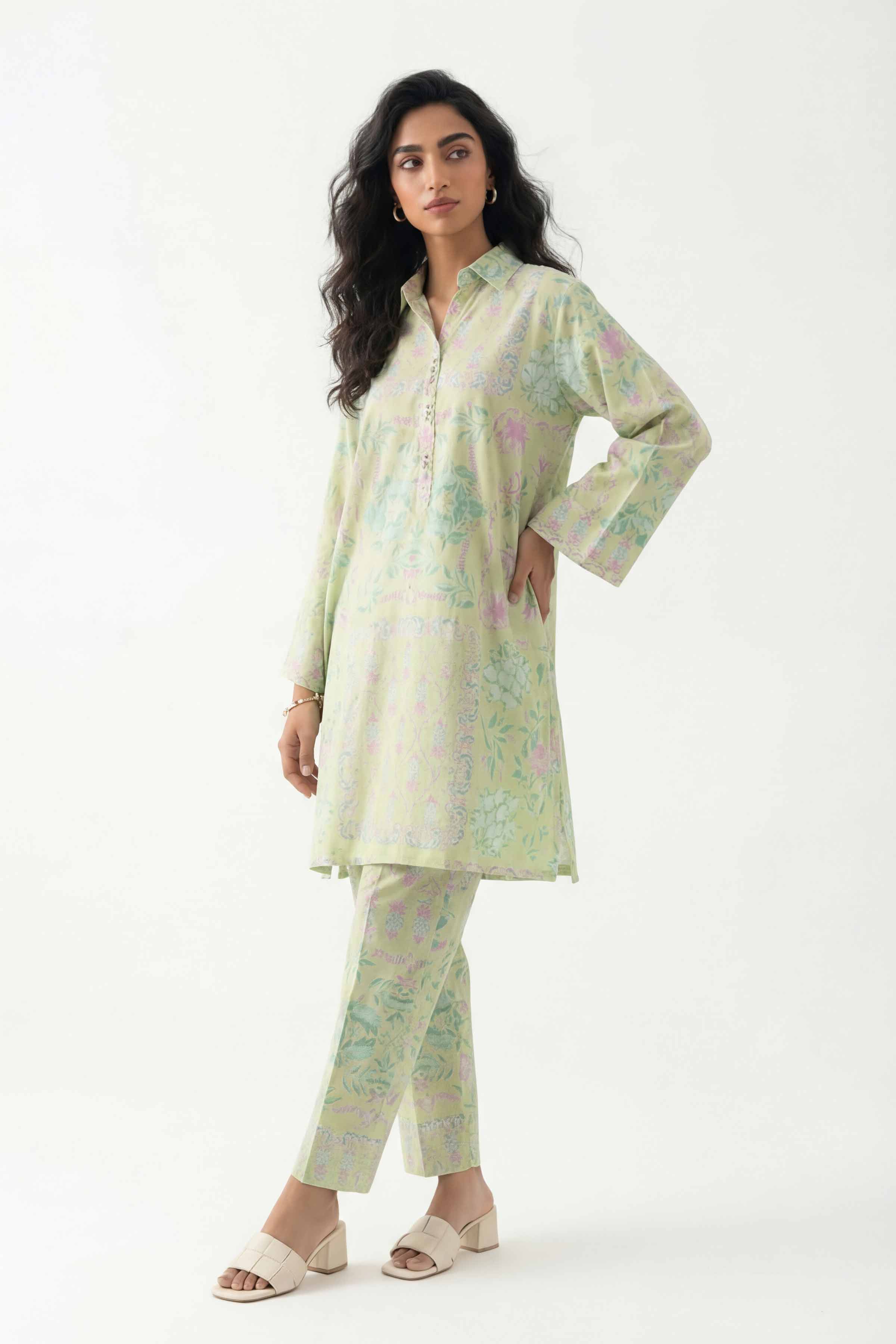 2 Piece - Printed Suit - 42602308 for Women - Unstitched Collection | Nishat | Shop Online