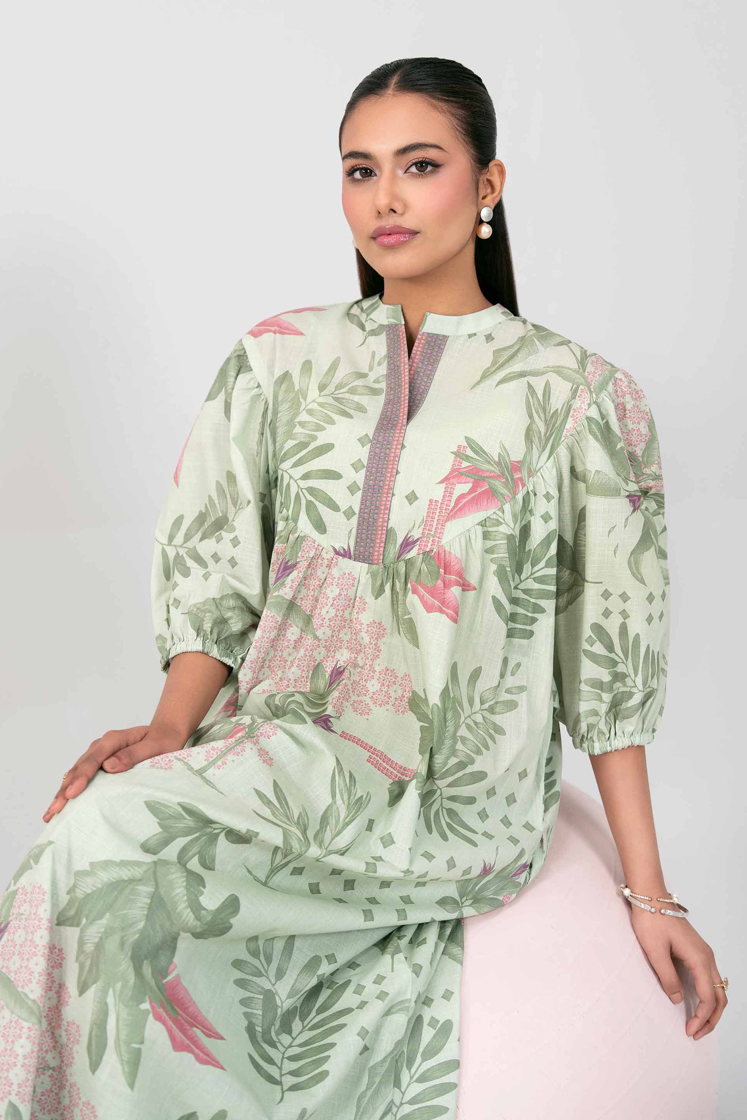 2 Piece - Printed Suit - 42602310 for Women - Unstitched Collection | Nishat | Shop Online