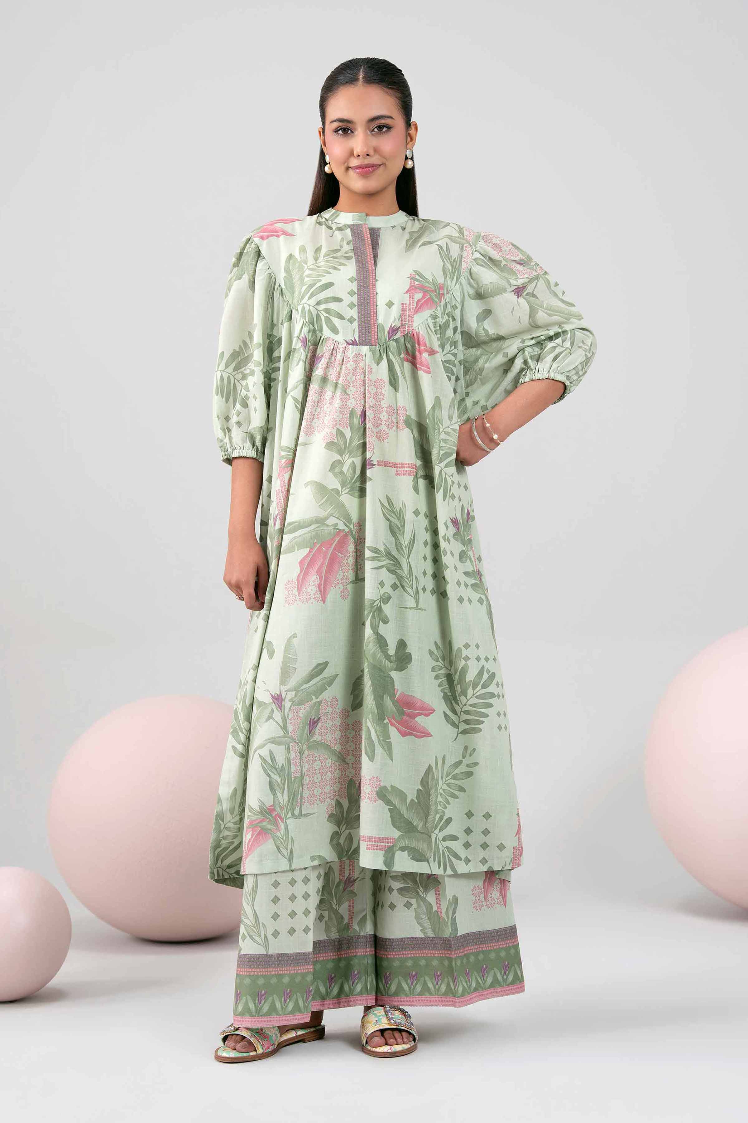2 Piece - Printed Suit - 42602310 for Women - Unstitched Collection | Nishat | Shop Online