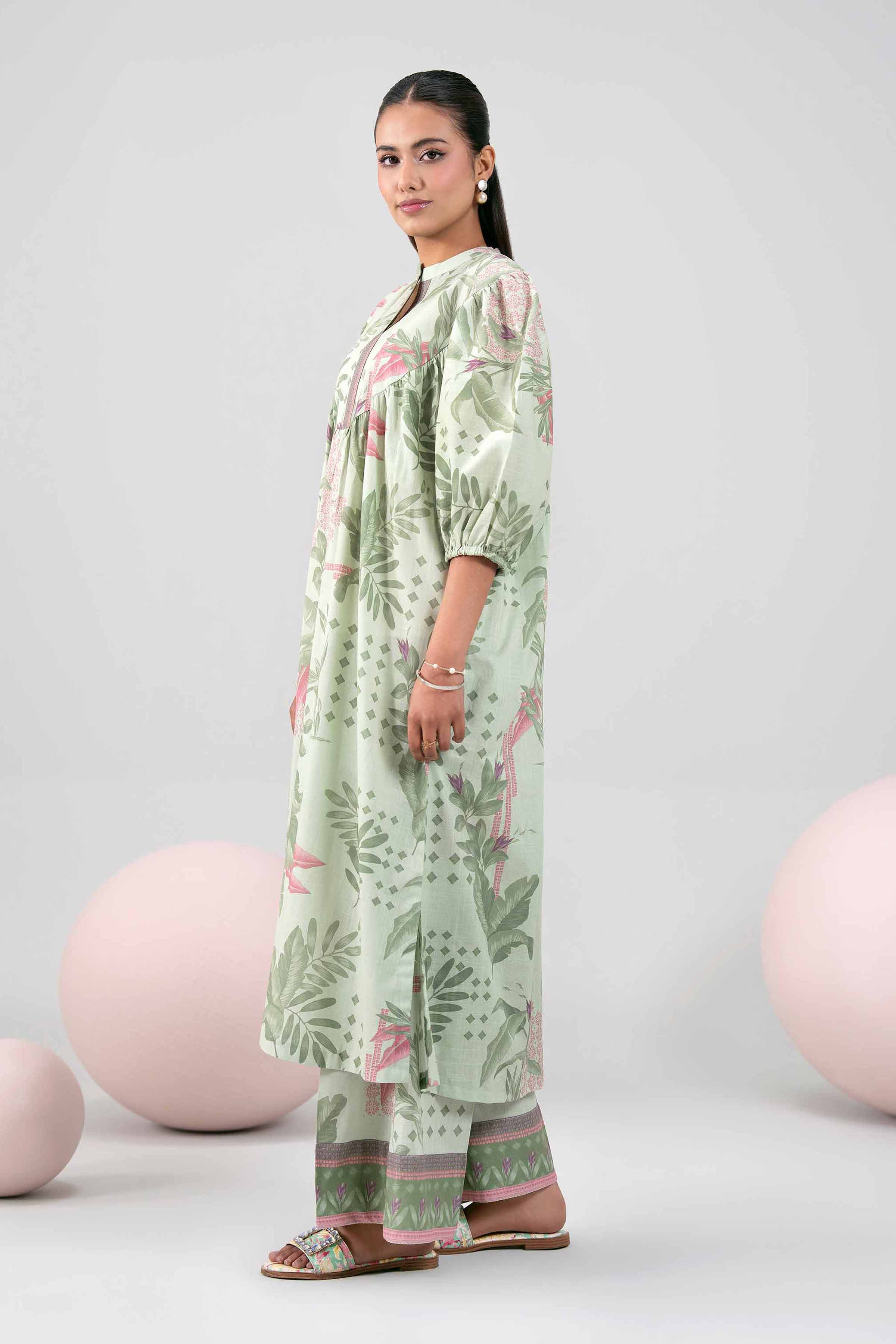 2 Piece - Printed Suit - 42602310 for Women - Unstitched Collection | Nishat | Shop Online