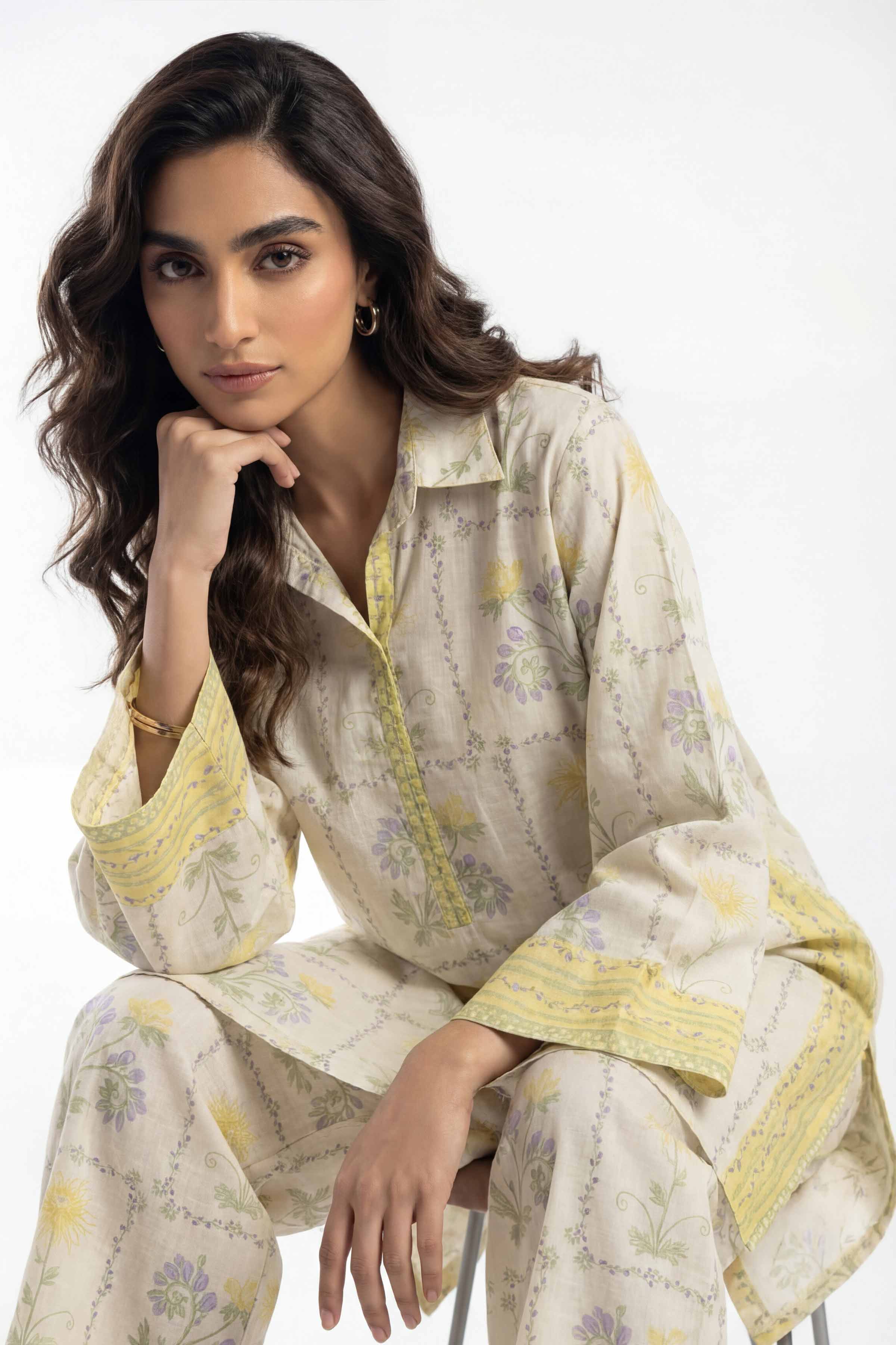 2 Piece - Printed Suit - 42602312 for Women - Unstitched Collection | Nishat | Shop Online