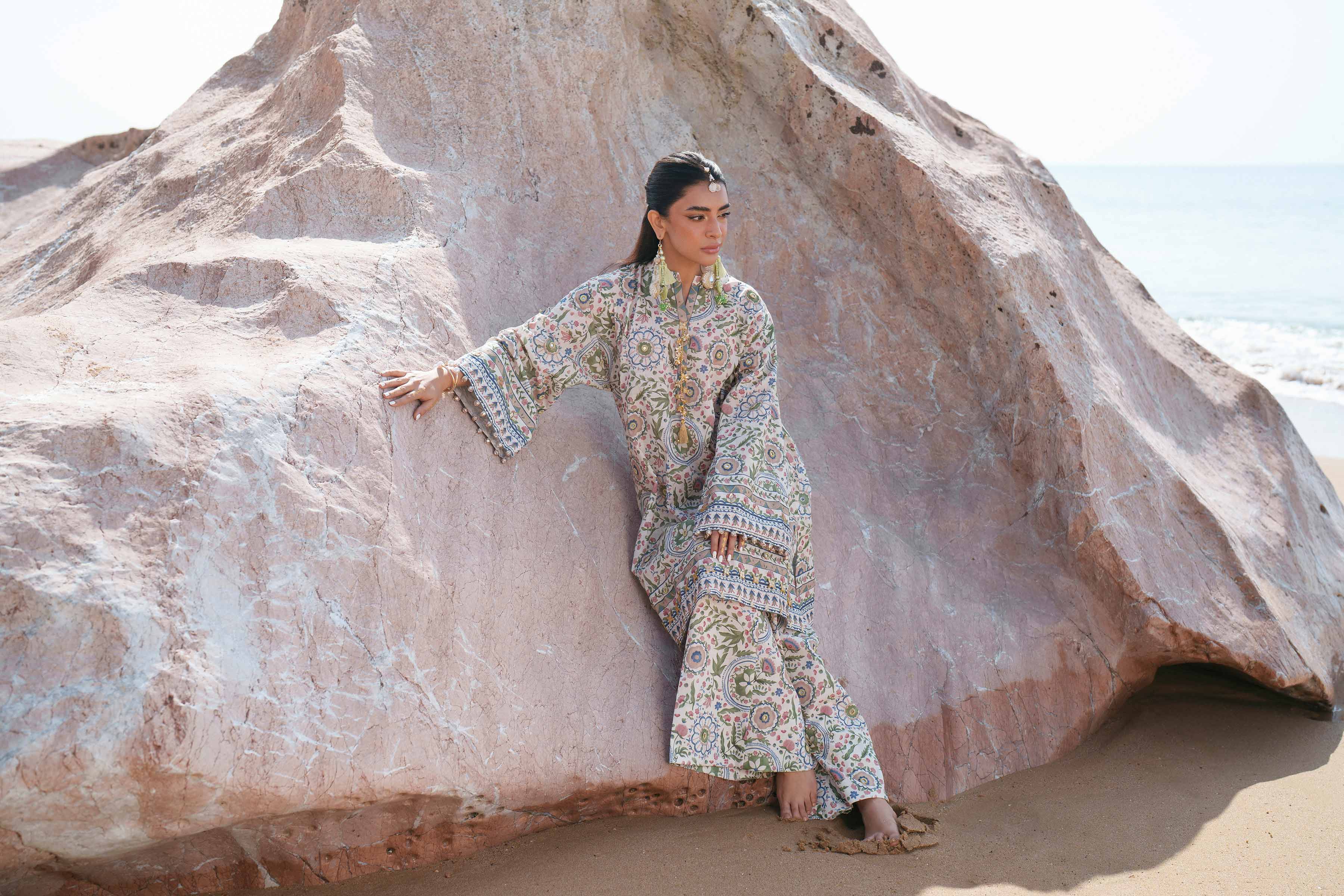 2 Piece - Printed Suit - 42602313 for Women - Unstitched Collection | Nishat | Shop Online