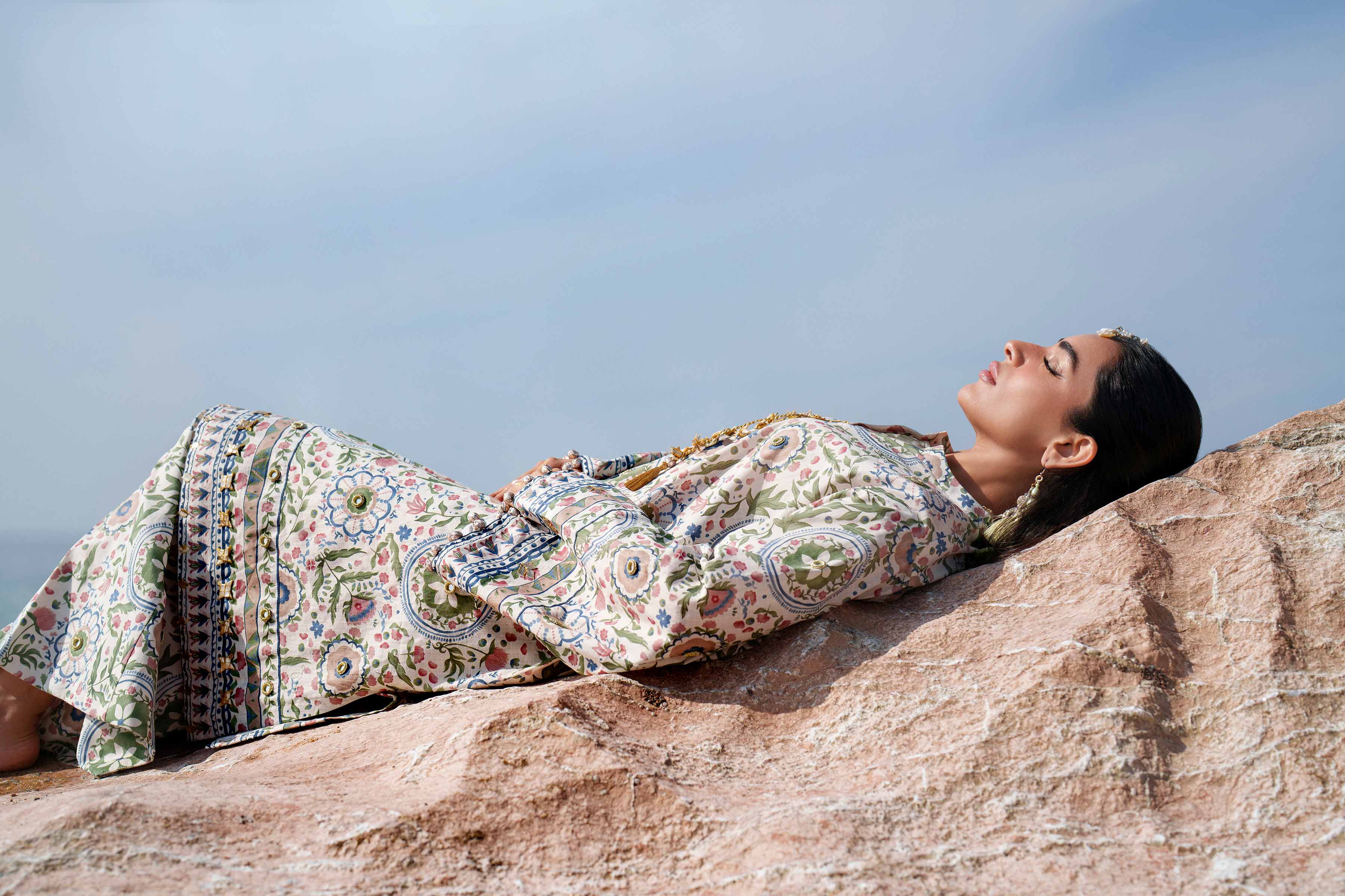 2 Piece - Printed Suit - 42602313 for Women - Unstitched Collection | Nishat | Shop Online